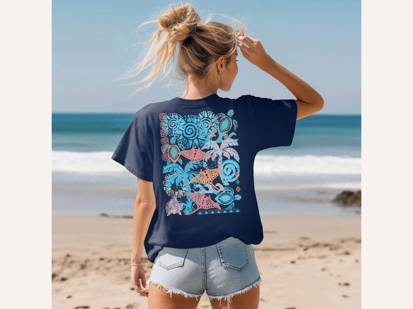 Ocean Love comfort colors unisex t-shirt