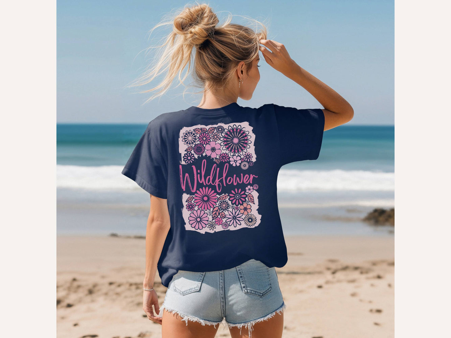 Wildflower unisex comfort colors t-shirt