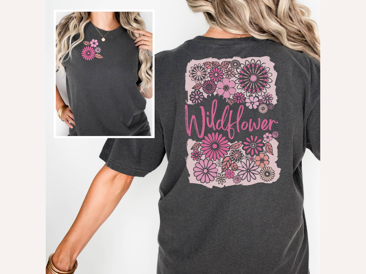 Wildflower unisex comfort colors t-shirt