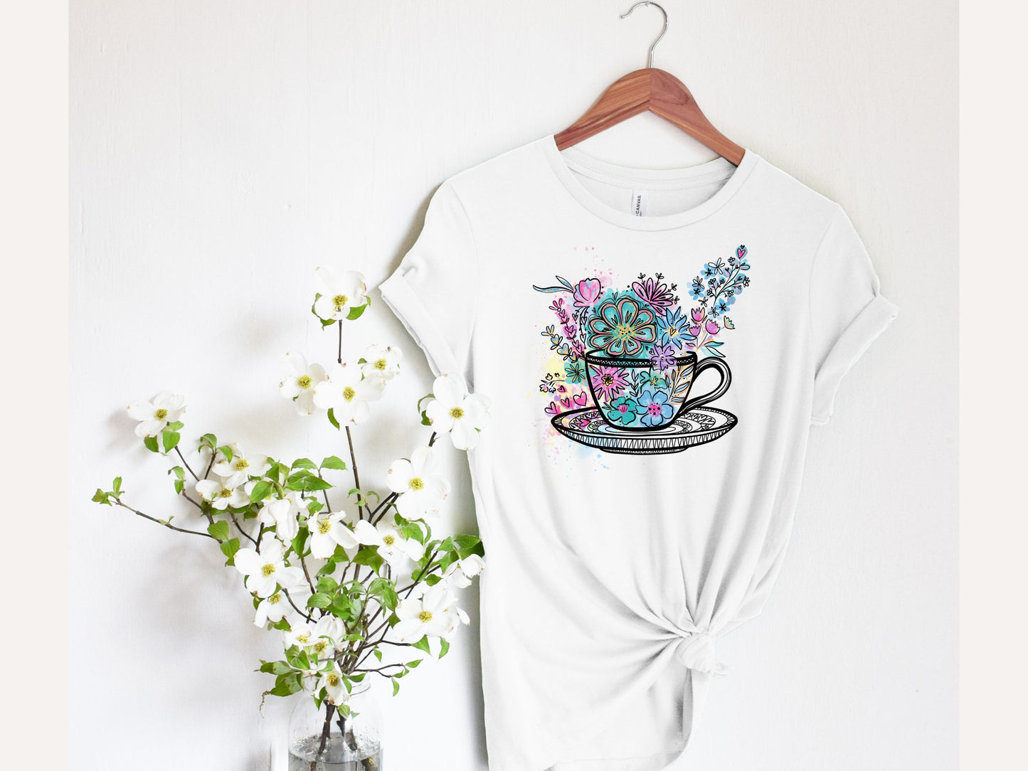 Spinning Tea Cup unisex bella + canvas t-shirt