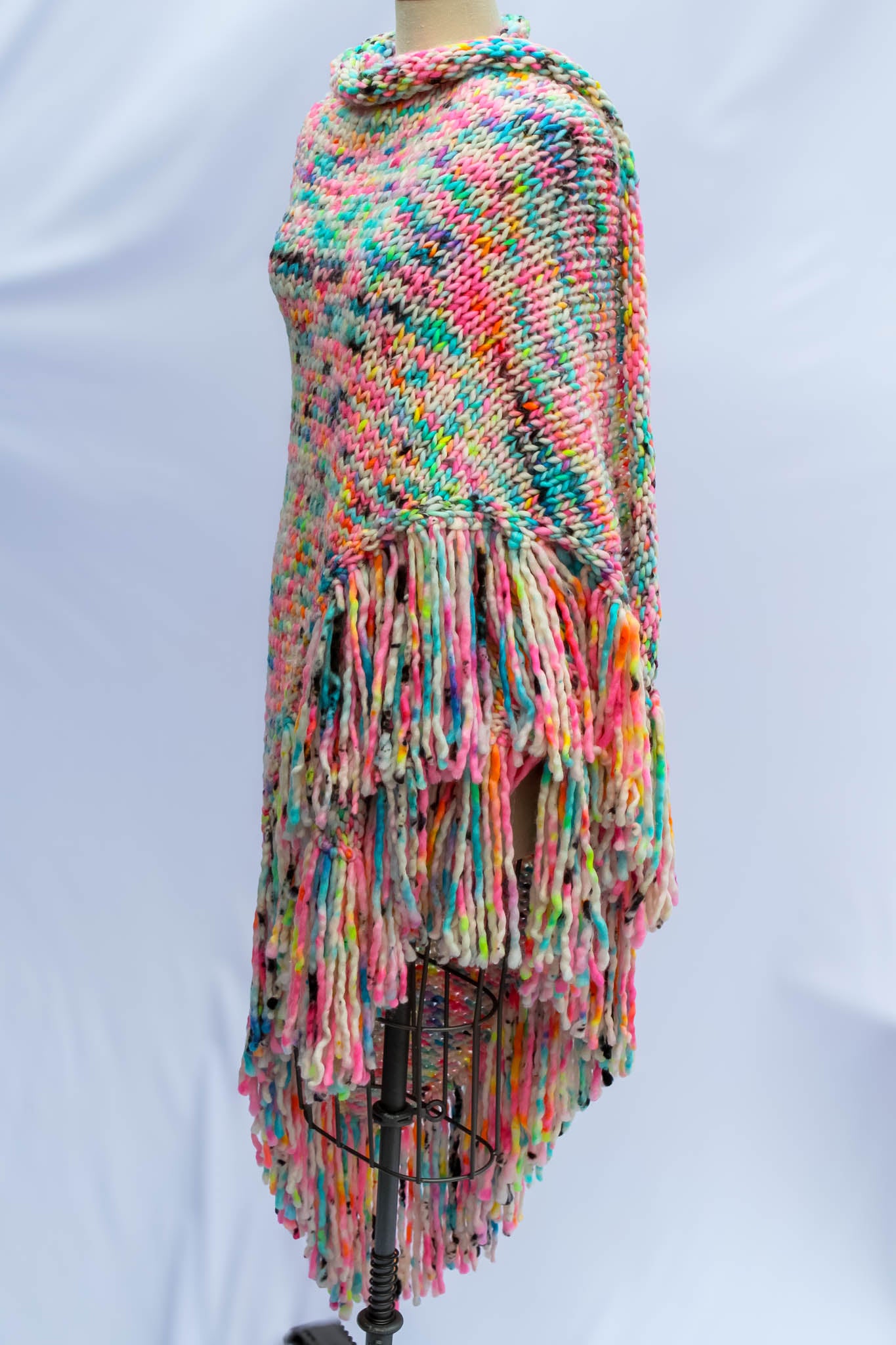 Garden Graffiti — Hand-Dyed Luxury Shawl