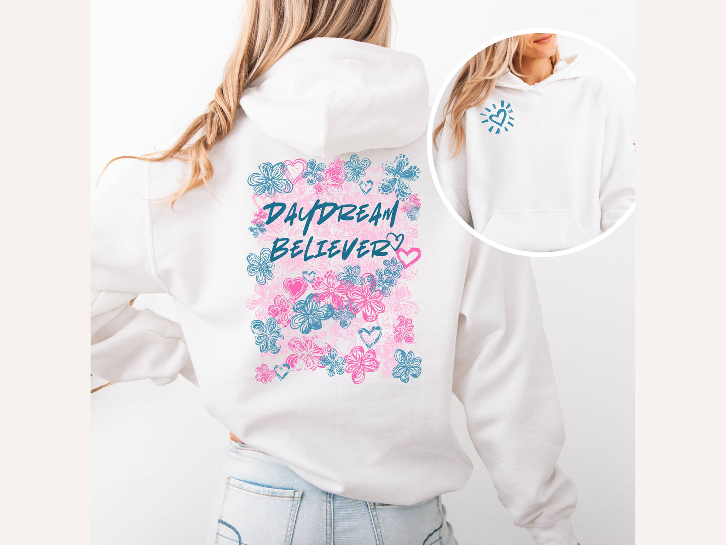 Daydream Believer unisex cotton heritage hoodie