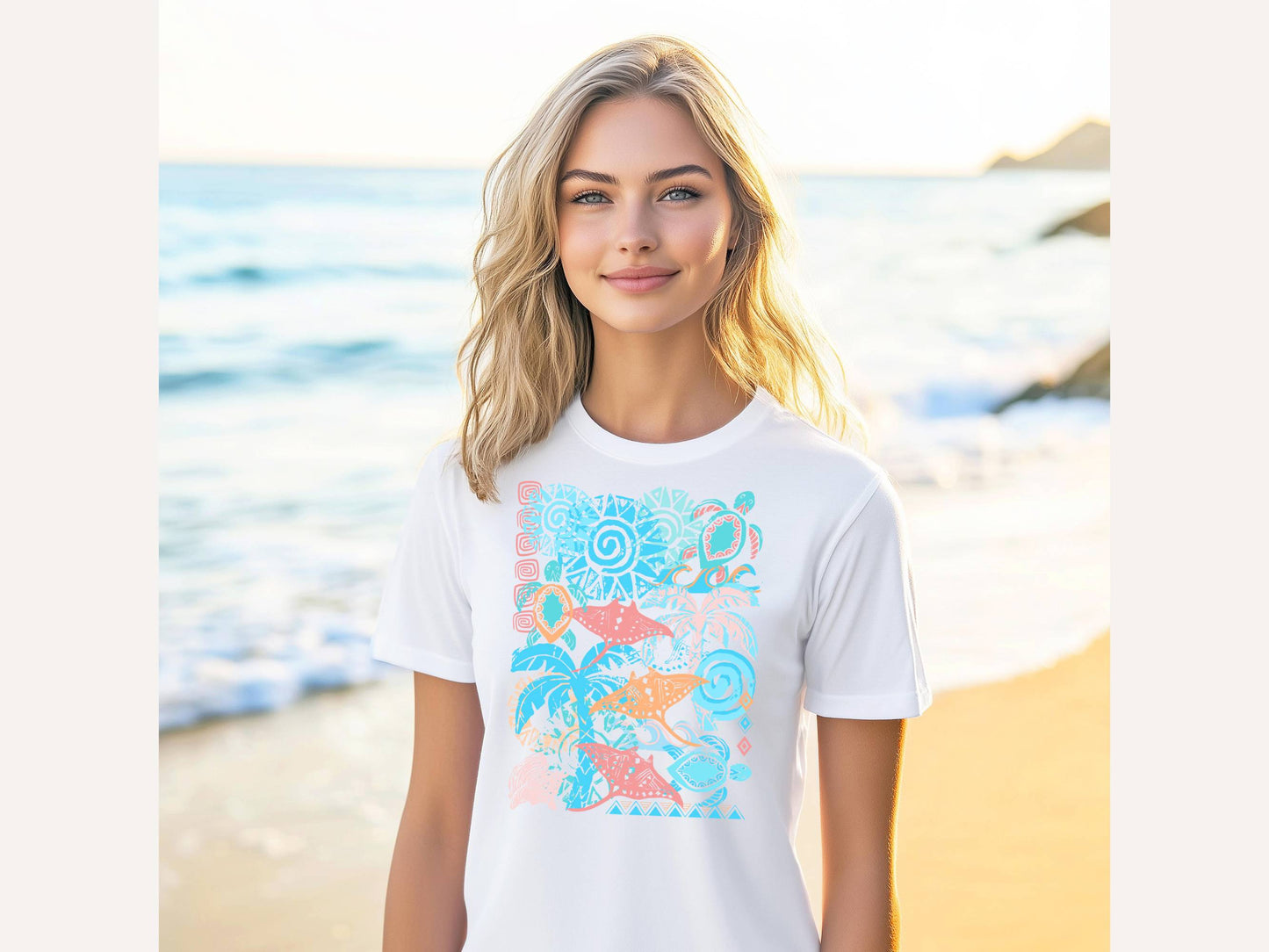 Ocean Love unisex canvas + bella t-shirt
