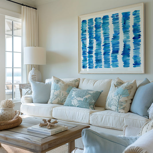 "Deep Sea Waterfall" — Ocean-Inspired Fine Art Print