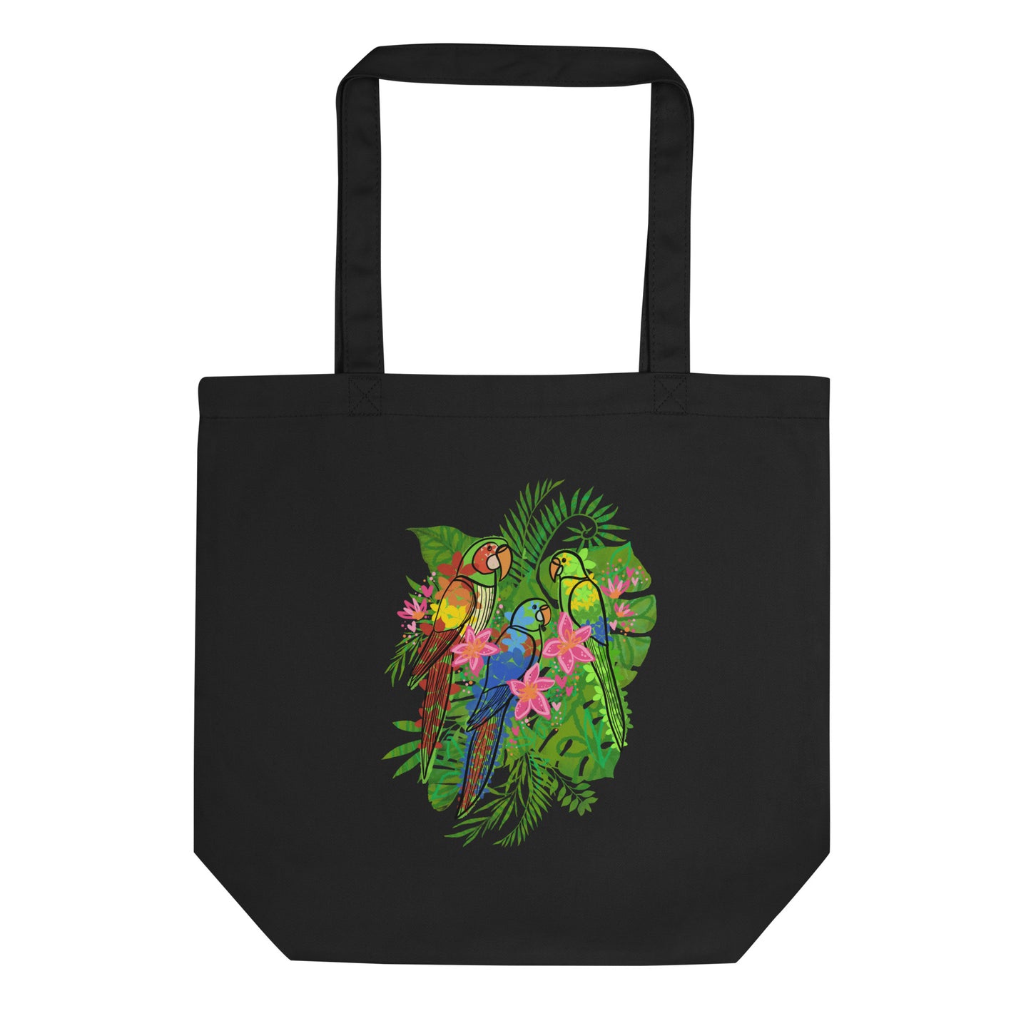 Enchanted Tiki Parrots Eco Tote Bag