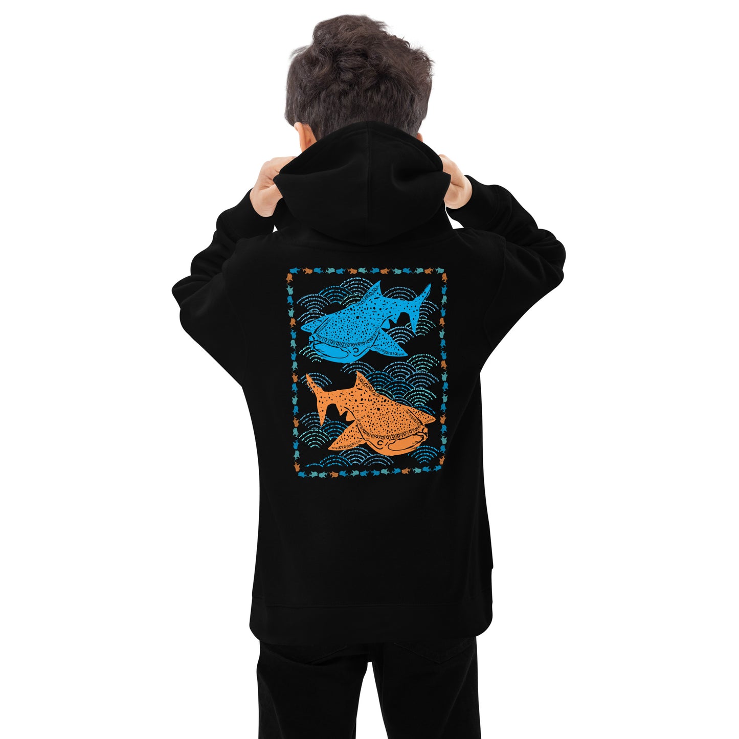 Whale Shark youth cotton heritage hoodie