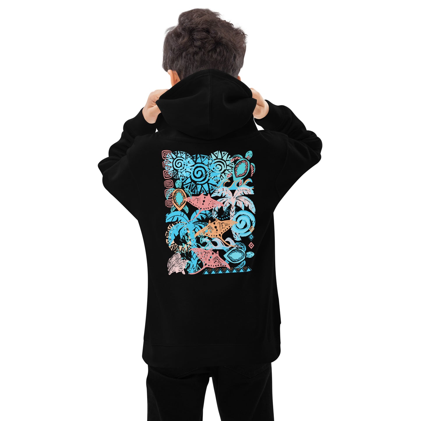 Ocean Love youth cotton heritage hoodie