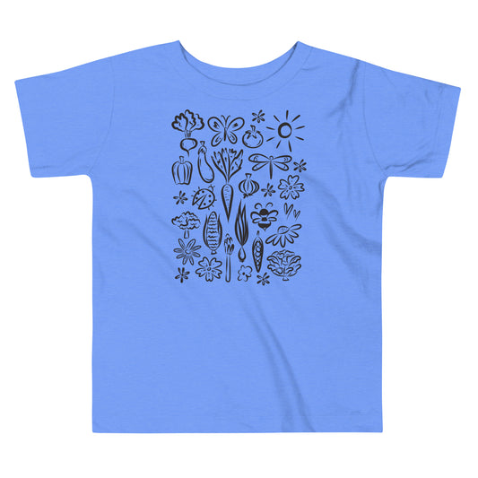 Seeds of Possibility Black Artwork toddler bella + canvas t-shirt