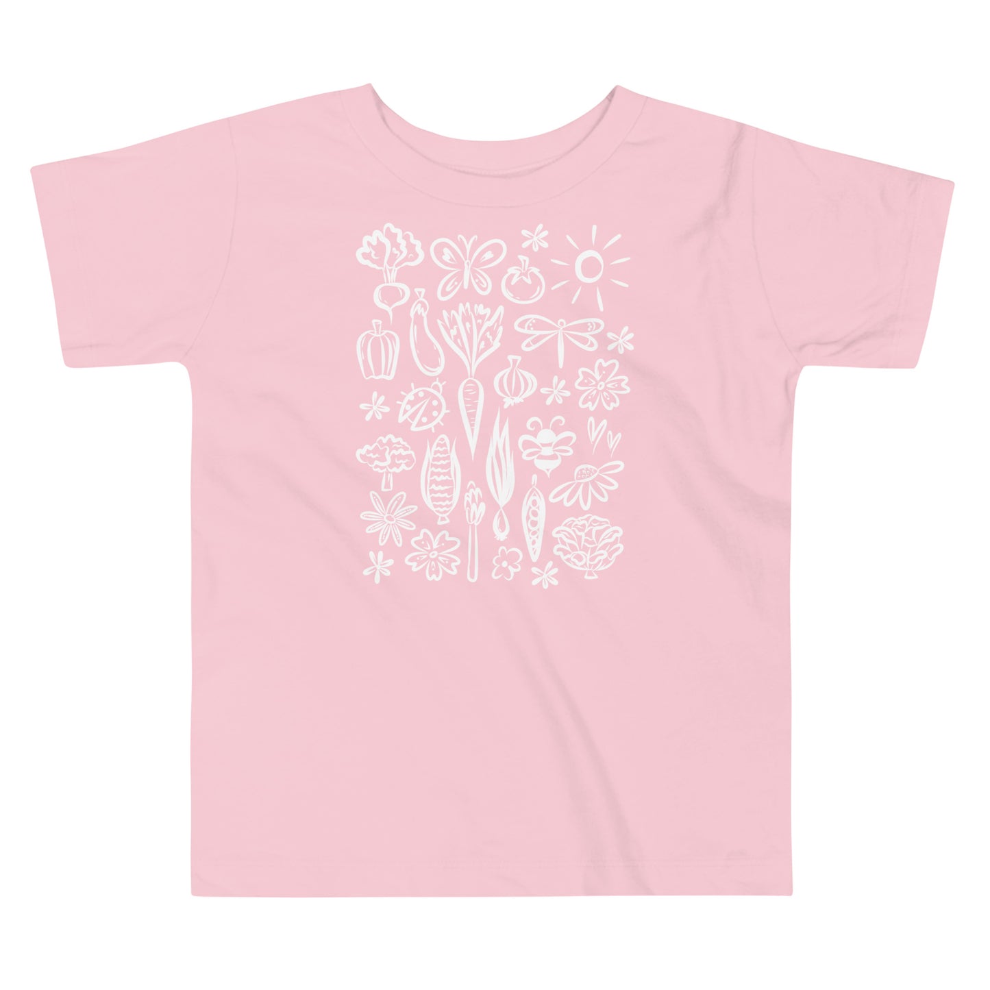 Seeds of Possibility White Artwork toddler bella + canvas t-shirt