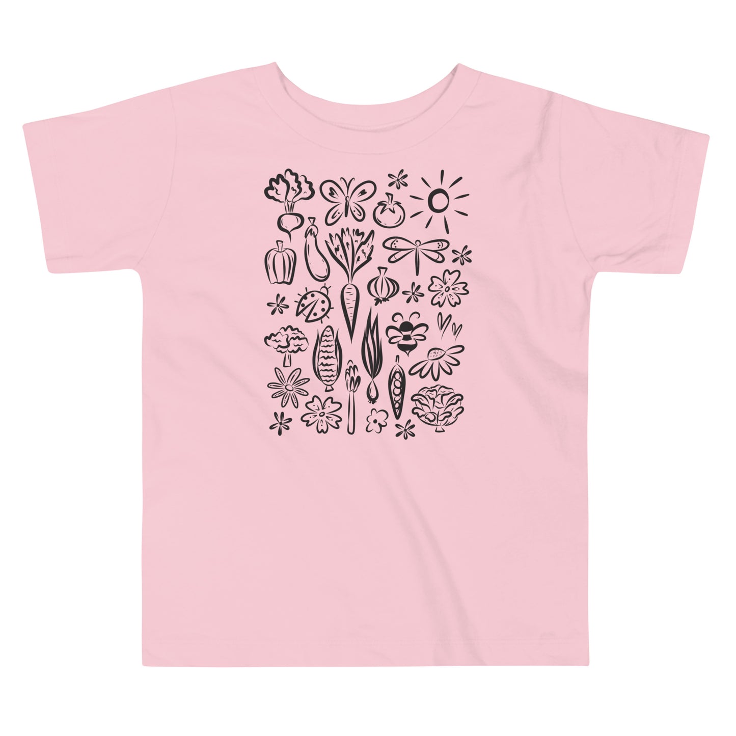Seeds of Possibility Black Artwork toddler bella + canvas t-shirt