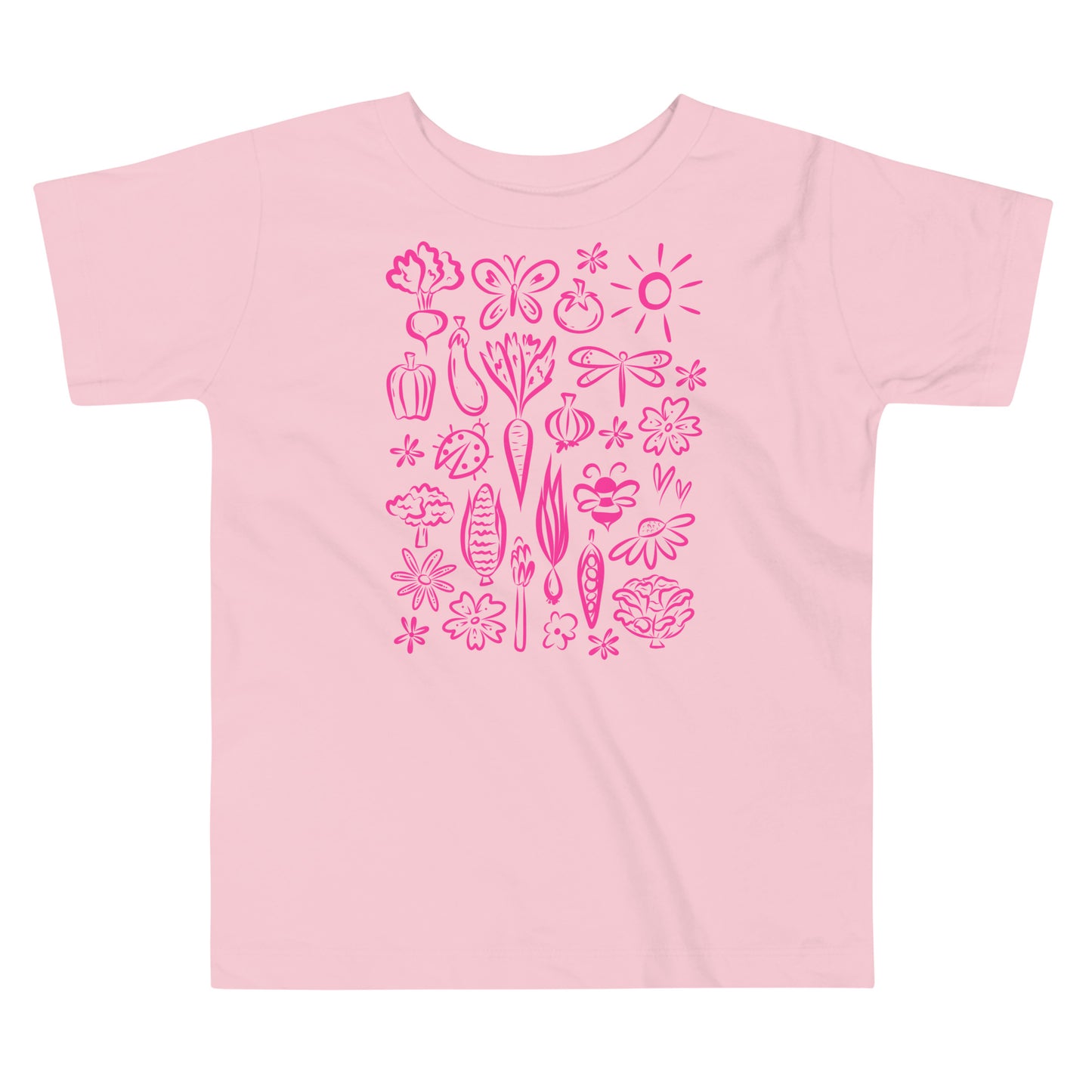 Seeds of Possibility Pink Artwork toddler bella + canvas t-shirt