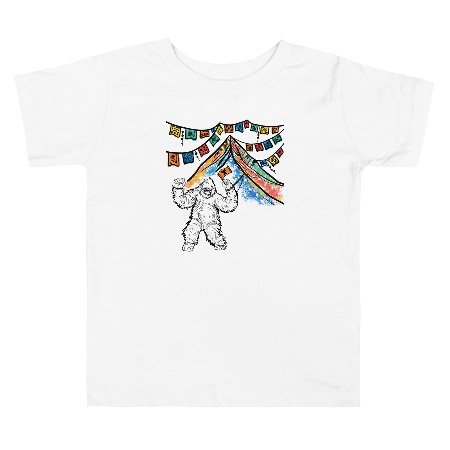 Dancing Yeti toddler bella + canvas t-shirt