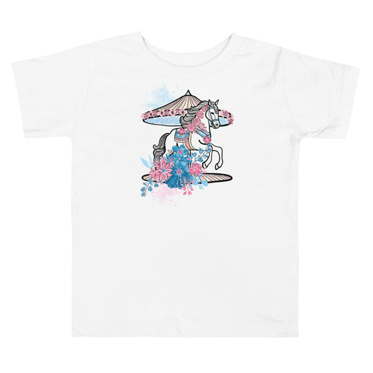 Carousel toddler bella + canvas t-shirt