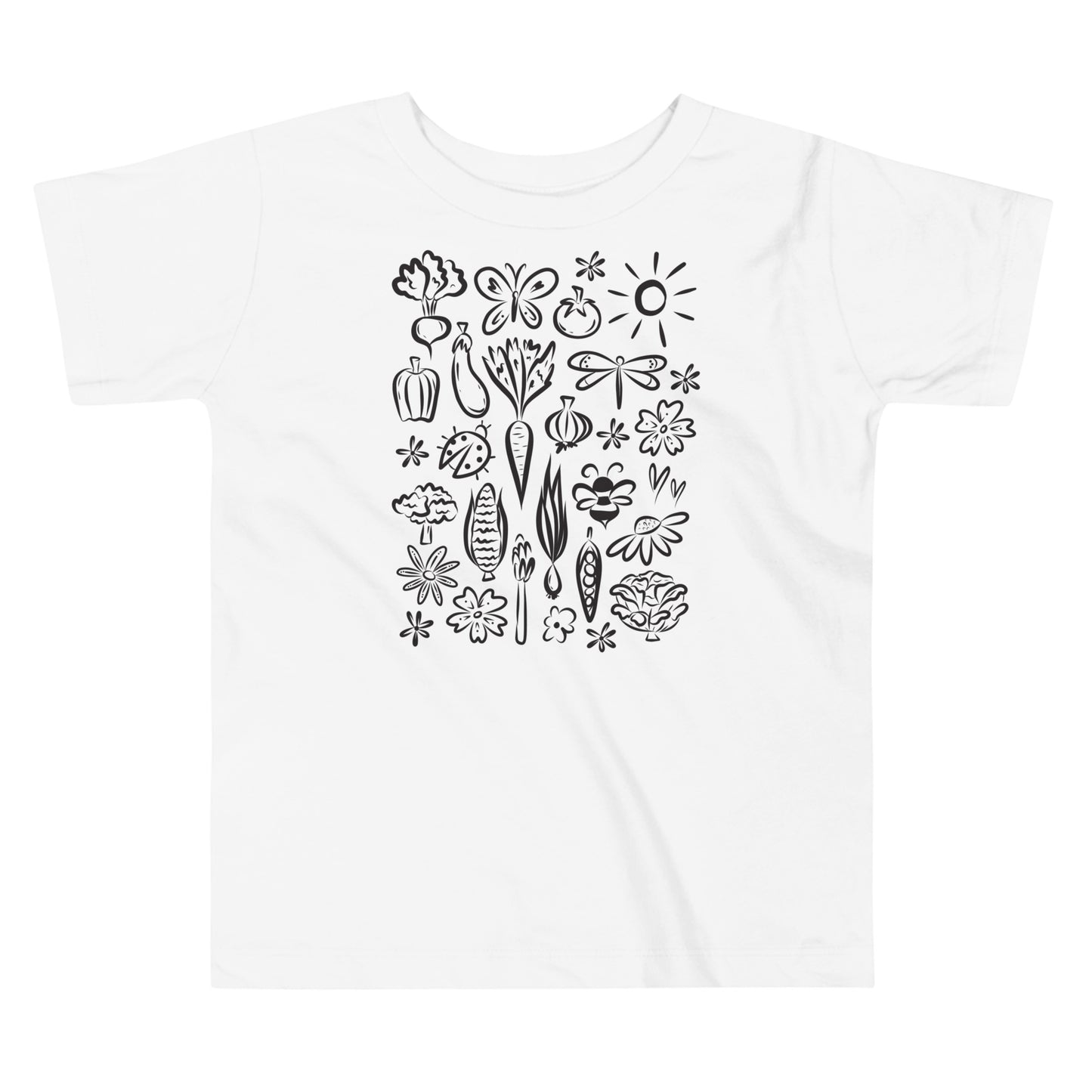 Seeds of Possibility Black Artwork toddler bella + canvas t-shirt