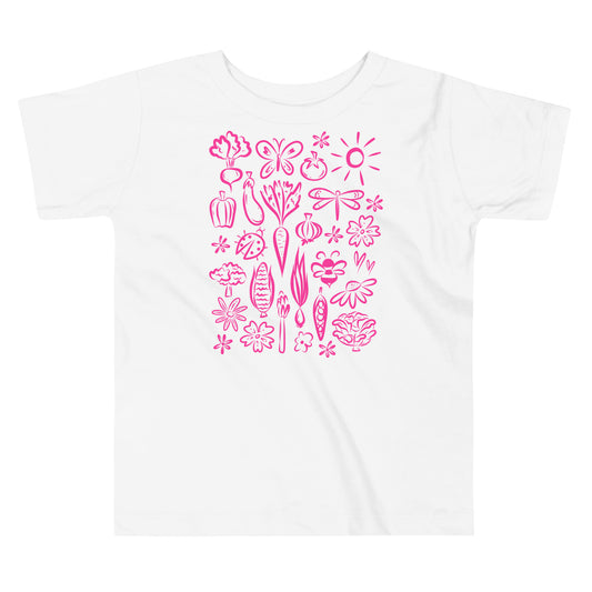 Seeds of Possibility Pink Artwork toddler bella + canvas t-shirt