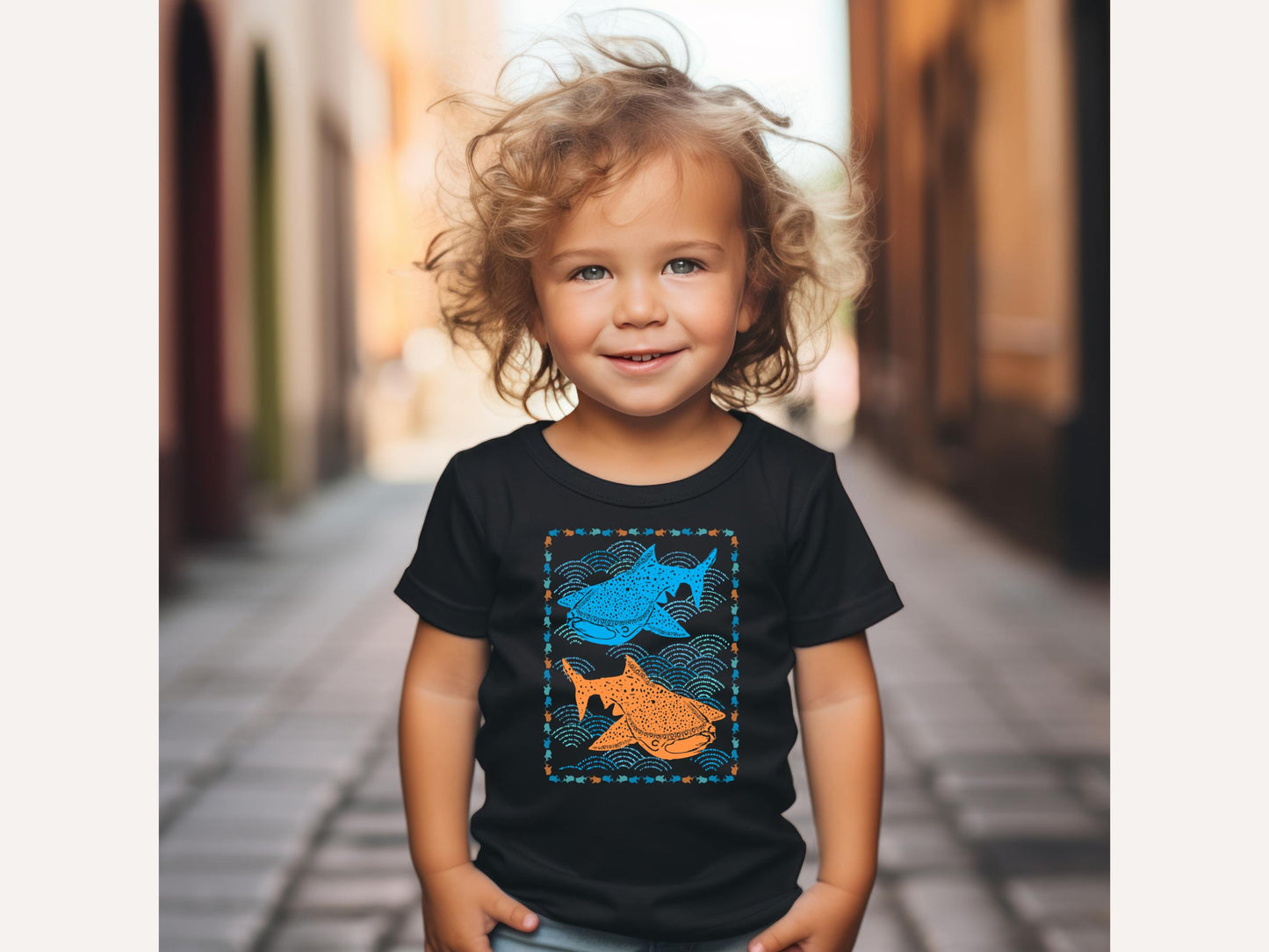 Whale Shark toddler bella + canvas t-shirt
