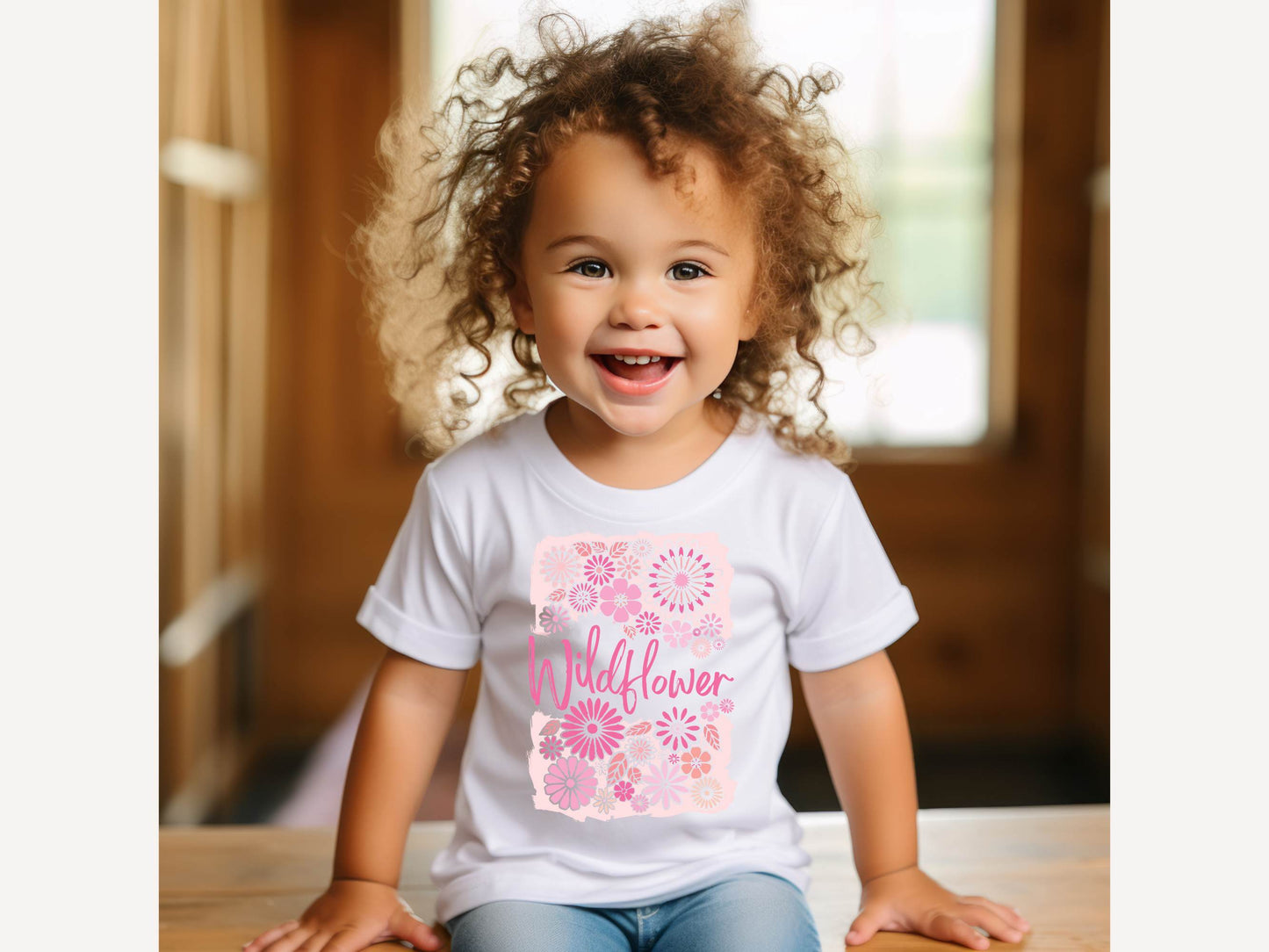 Wildflower toddler bella + canvas t-shirt