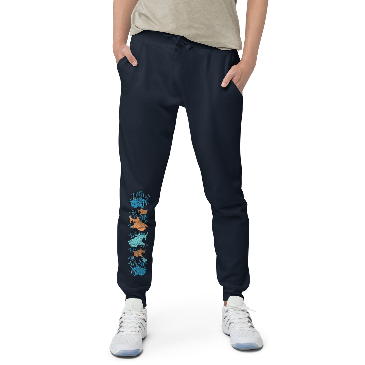 Whale Shark unisex cotton heritage sweatpants
