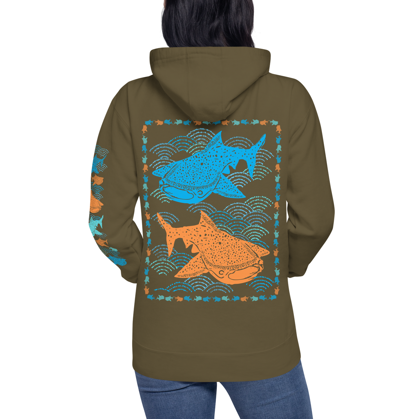 Whale Shark cotton heritage unisex hoodie