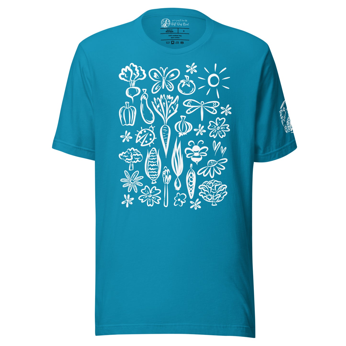 Seeds of Possibility White Artwork unisex bella + canvas t-shirt