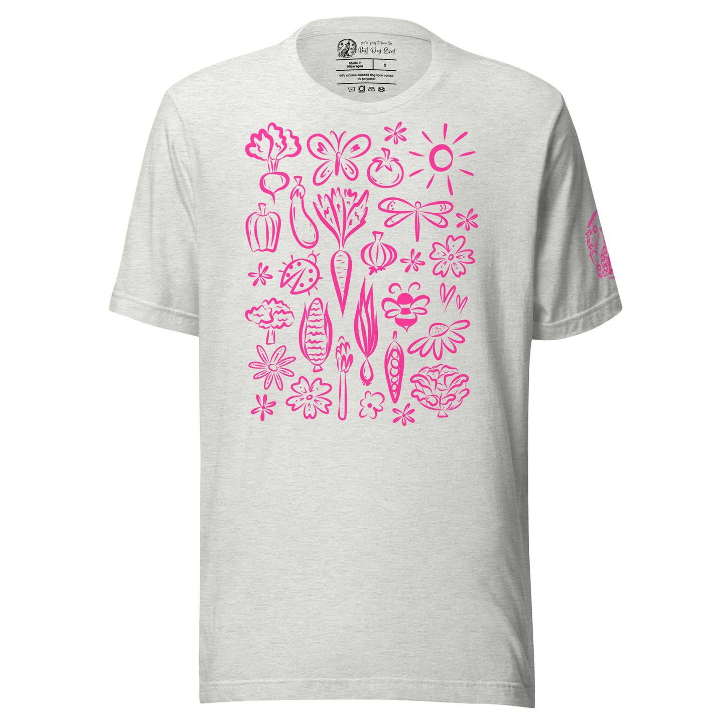 Seeds of Possibility Pink Artwork unisex bella + canvas t-shirt