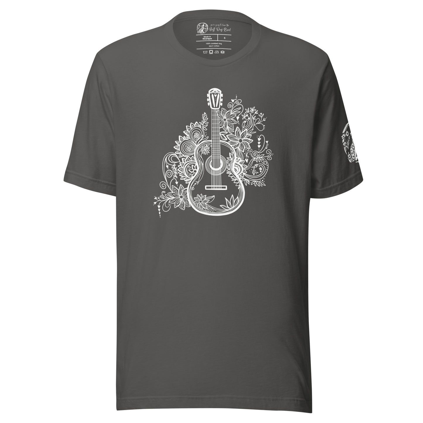 Guitar unisex bella + canvas t-shirt