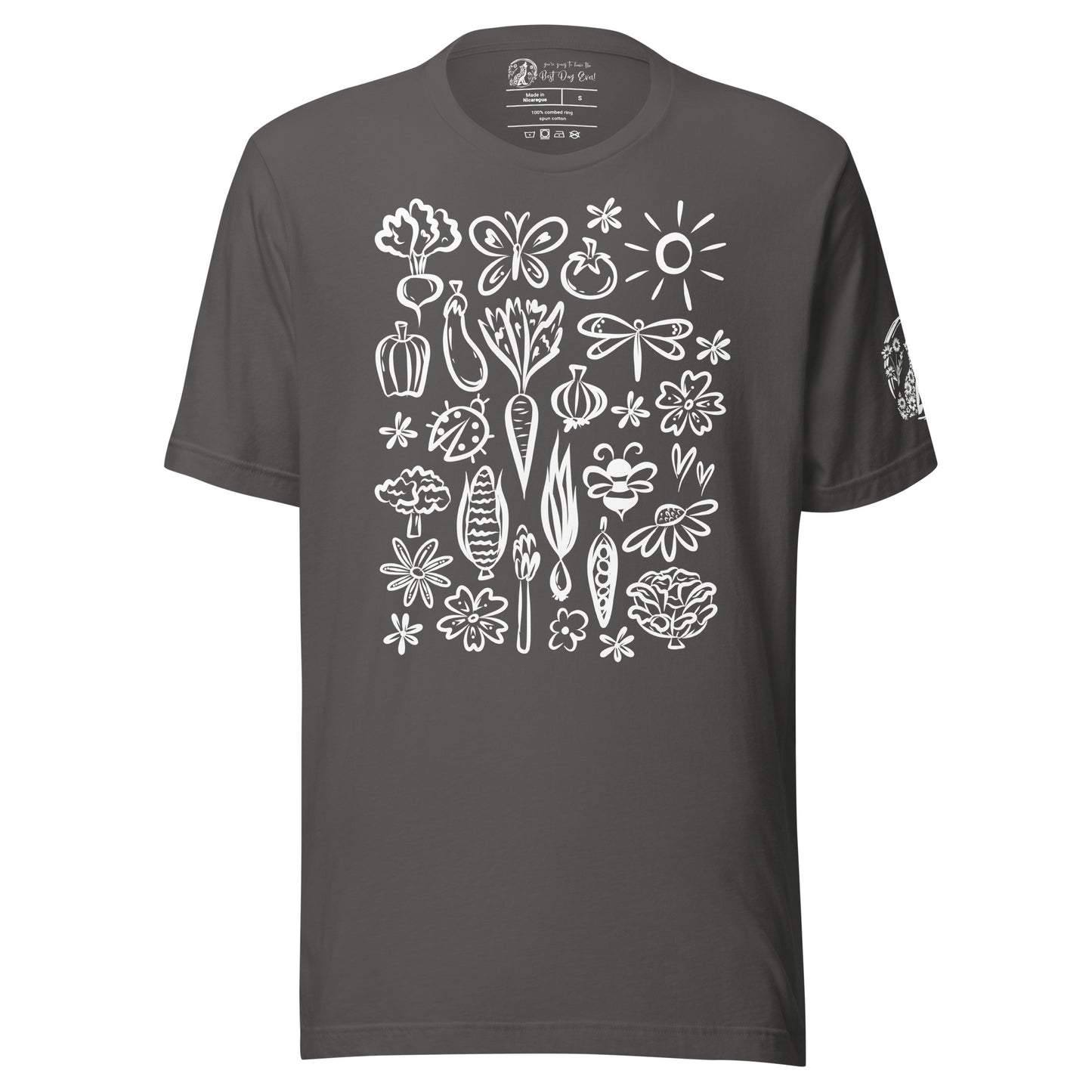 Seeds of Possibility White Artwork unisex bella + canvas t-shirt