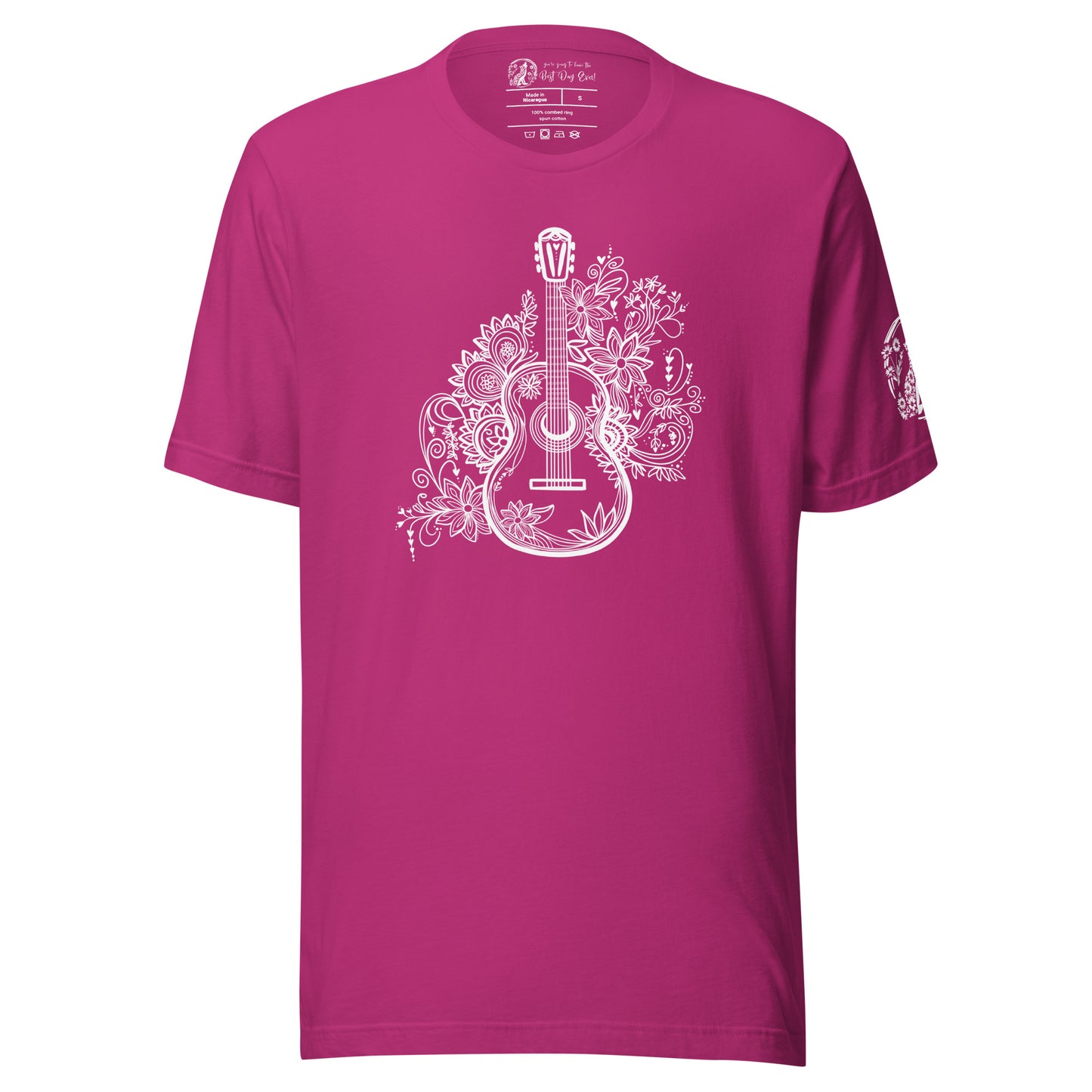 Guitar unisex bella + canvas t-shirt