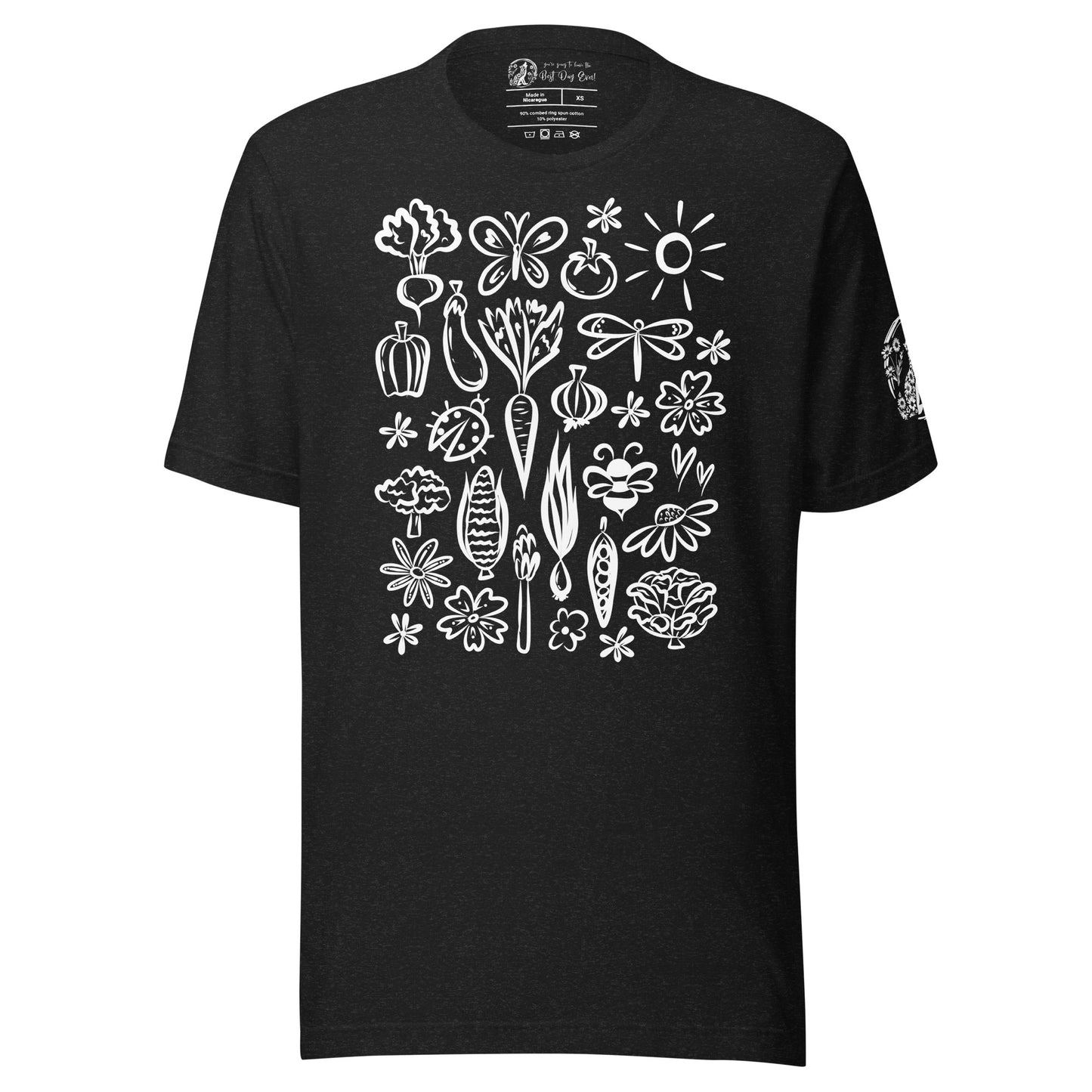 Seeds of Possibility White Artwork unisex bella + canvas t-shirt
