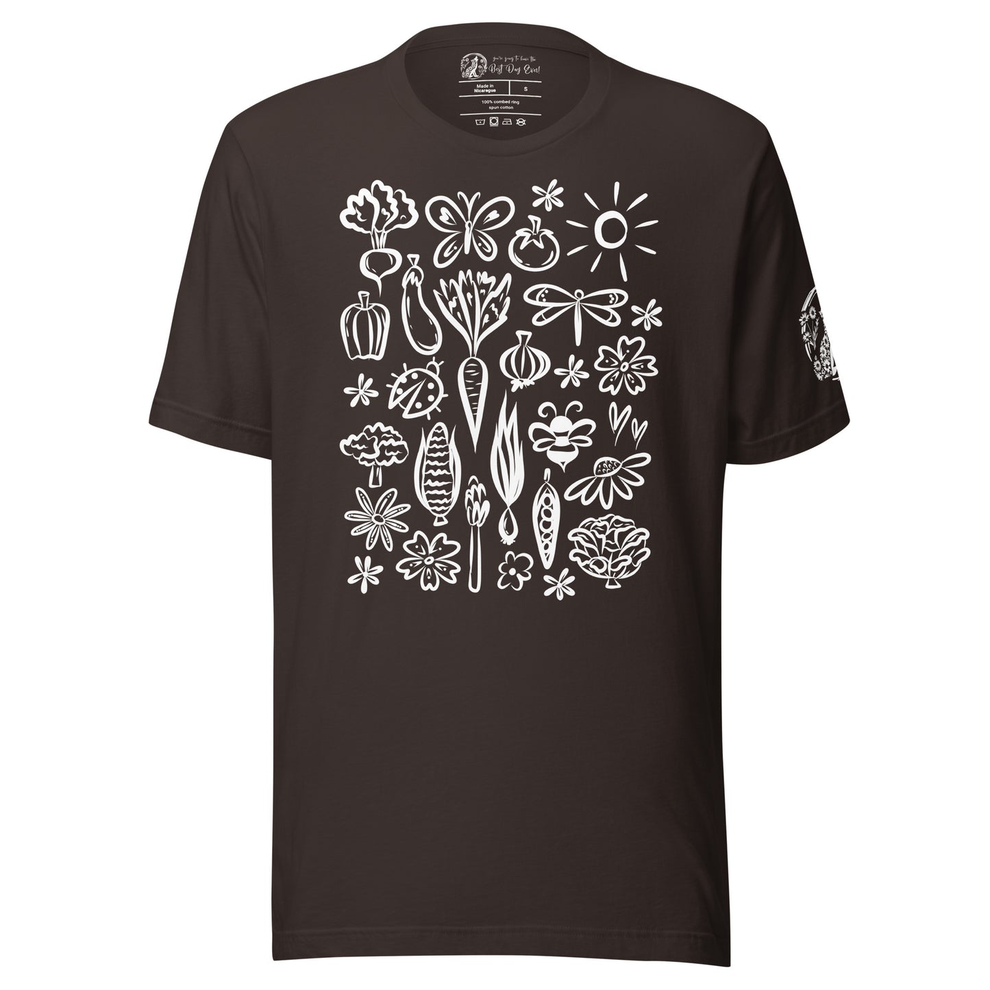 Seeds of Possibility White Artwork unisex bella + canvas t-shirt