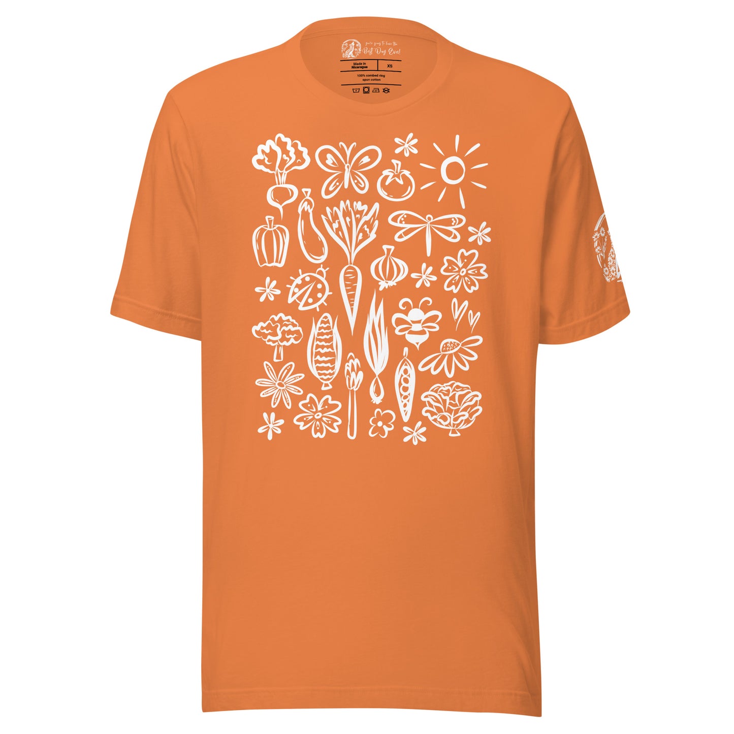 Seeds of Possibility White Artwork unisex bella + canvas t-shirt