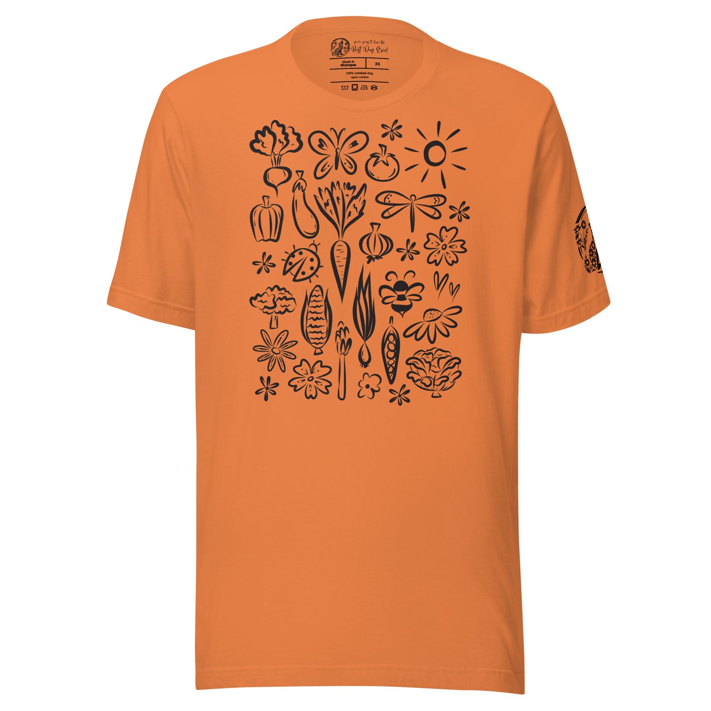 Seeds of Possibility Black Artwork unisex bella + canvas t-shirt