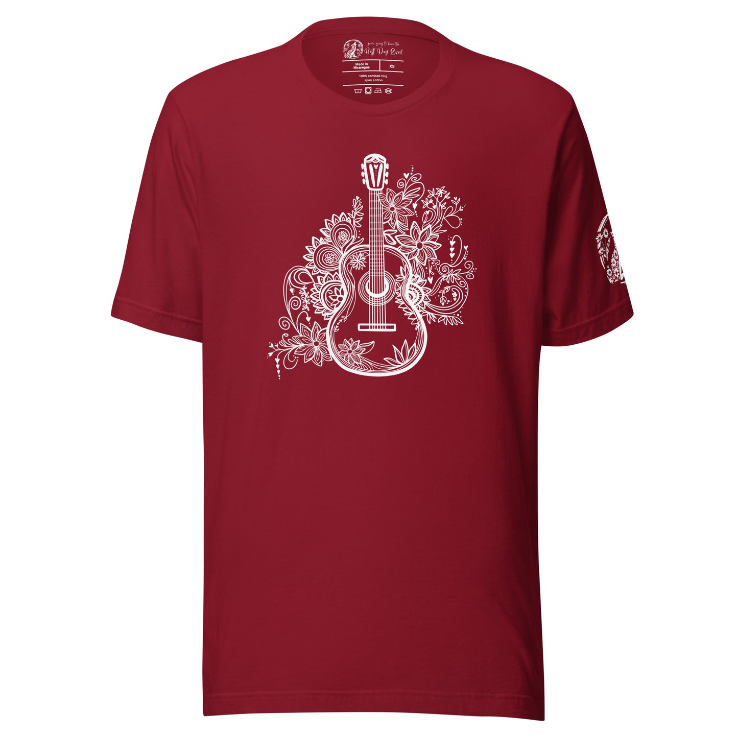 Guitar unisex bella + canvas t-shirt