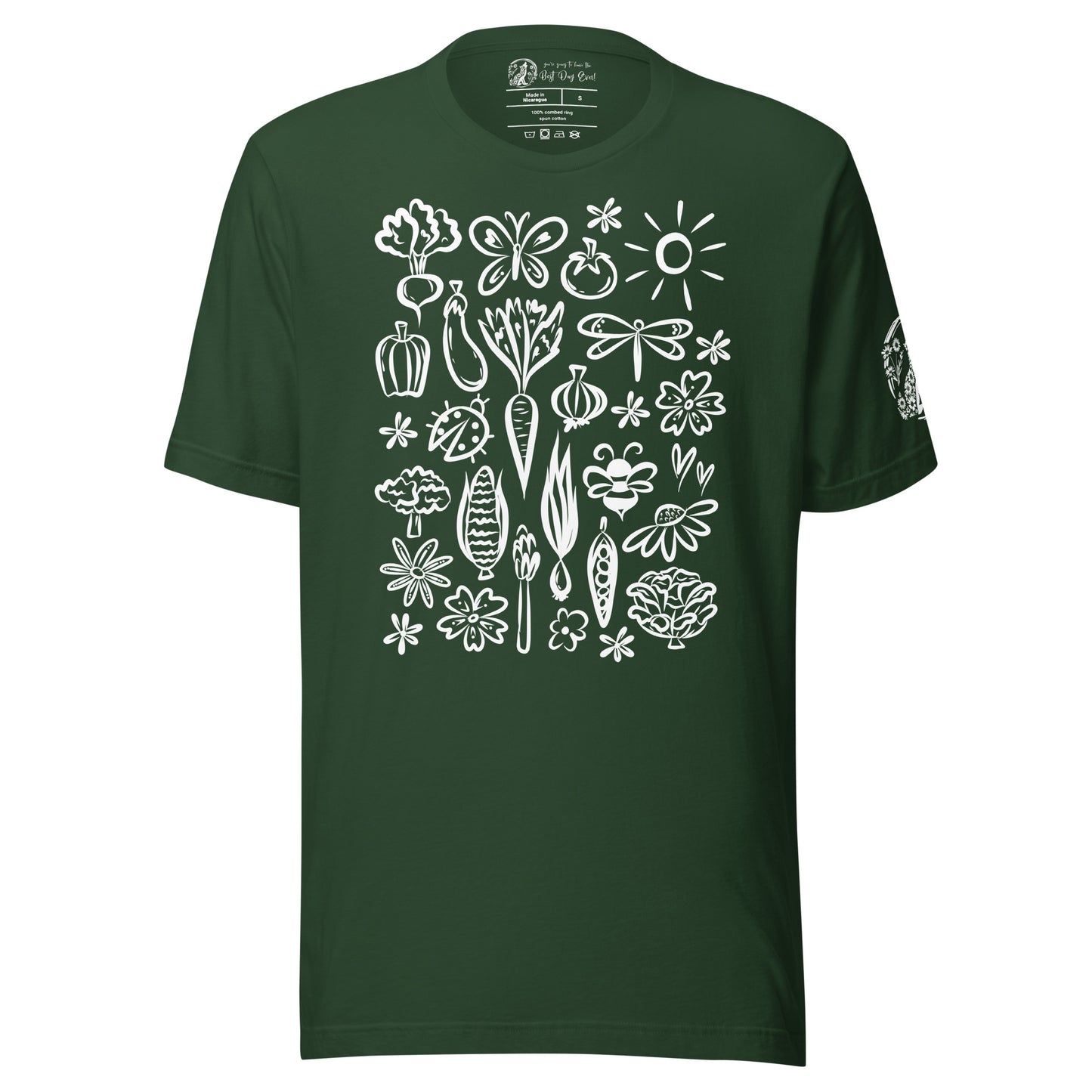 Seeds of Possibility White Artwork unisex bella + canvas t-shirt