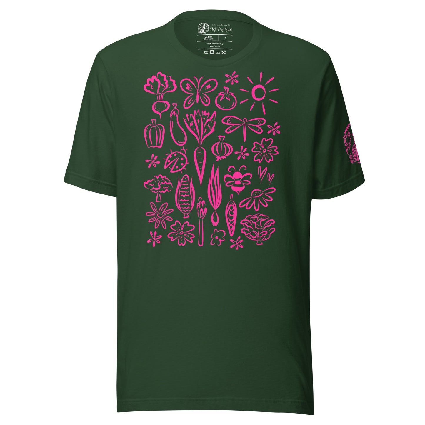 Seeds of Possibility Pink Artwork unisex bella + canvas t-shirt