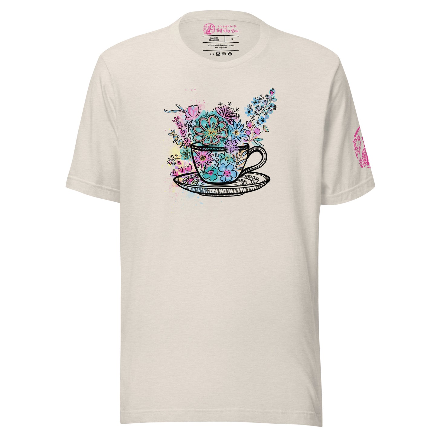 Spinning Tea Cup unisex bella + canvas t-shirt