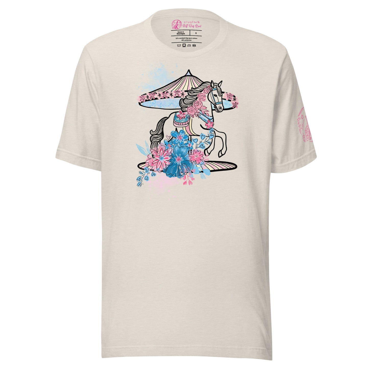 Carousel unisex bella + canvas t-shirt