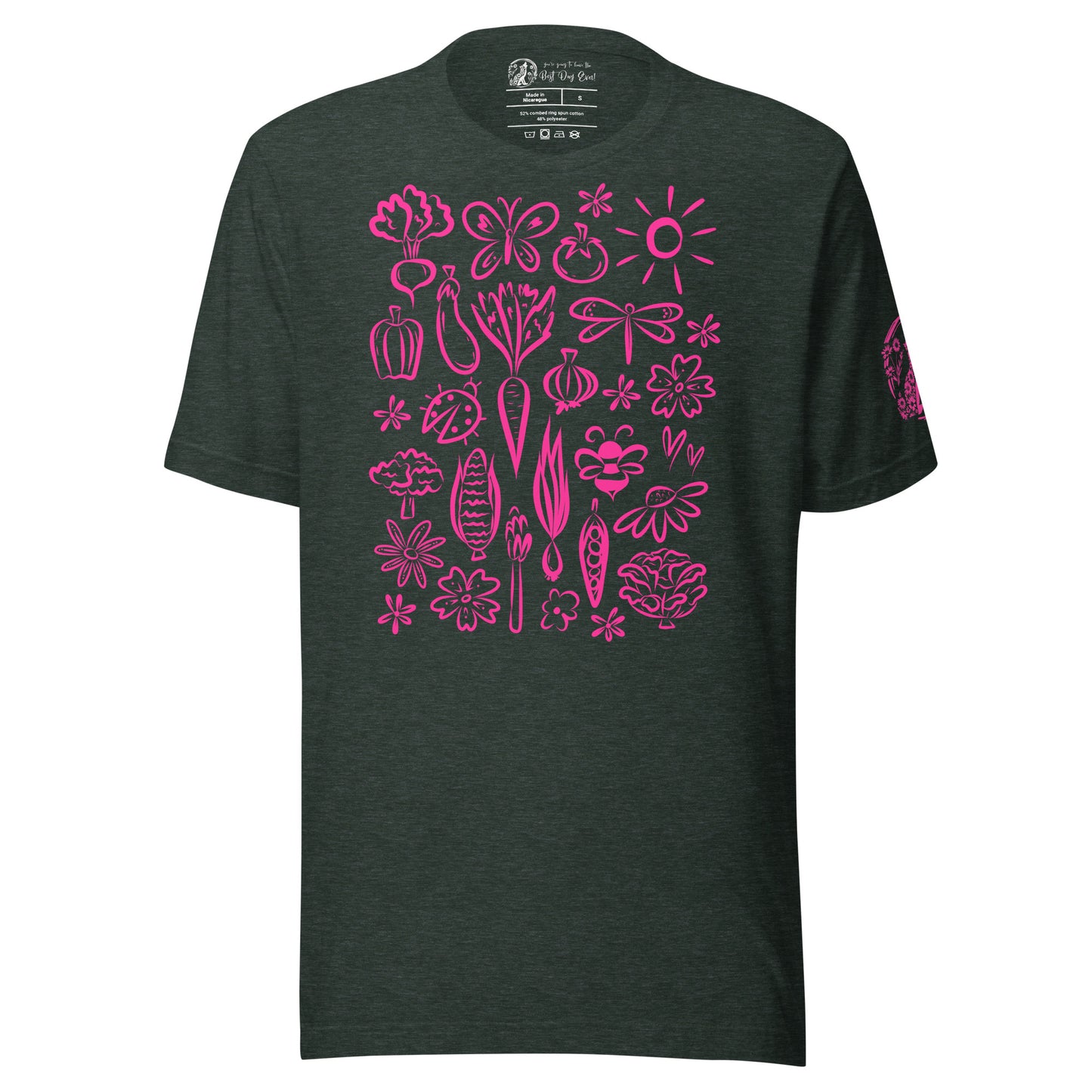 Seeds of Possibility Pink Artwork unisex bella + canvas t-shirt