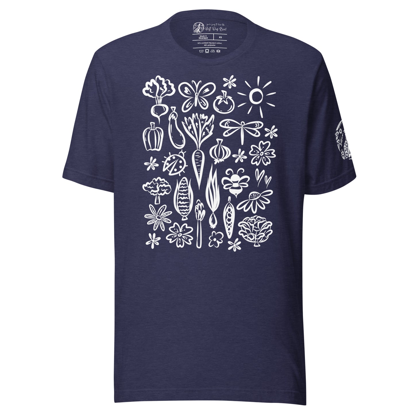 Seeds of Possibility White Artwork unisex bella + canvas t-shirt