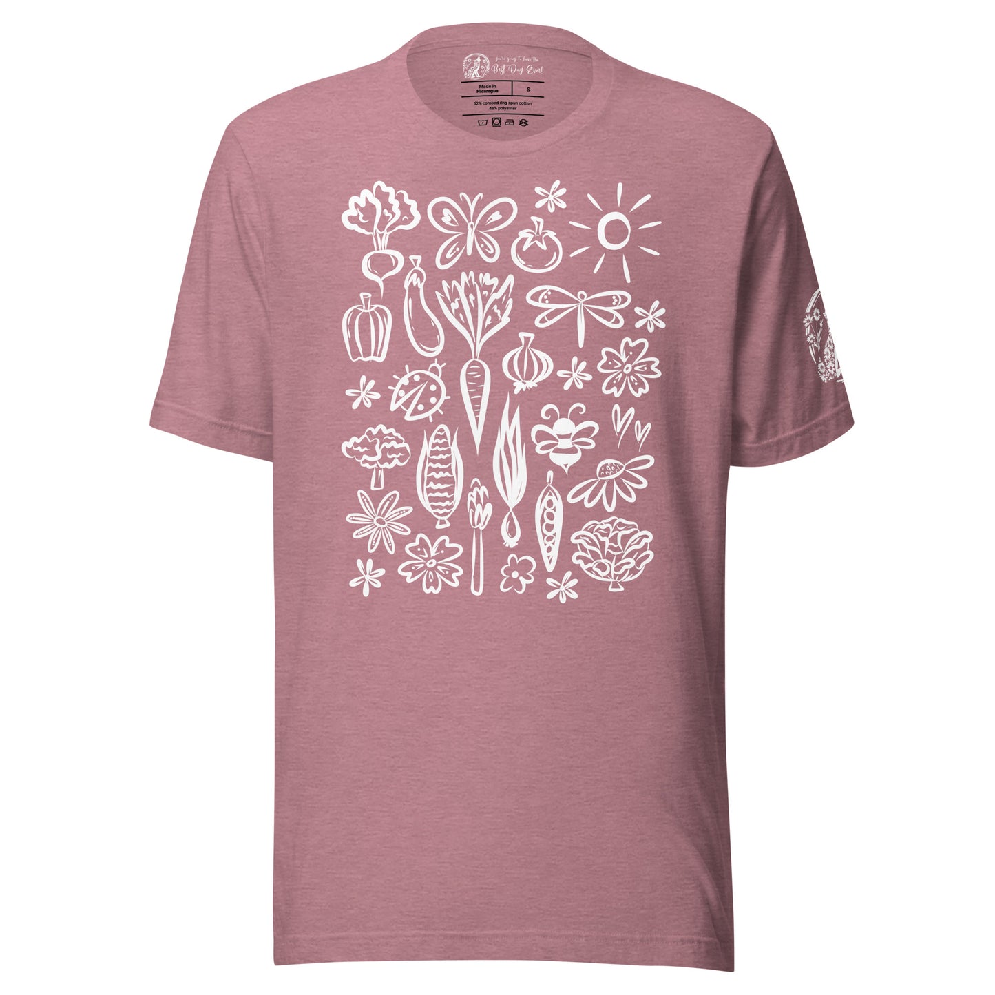 Seeds of Possibility White Artwork unisex bella + canvas t-shirt