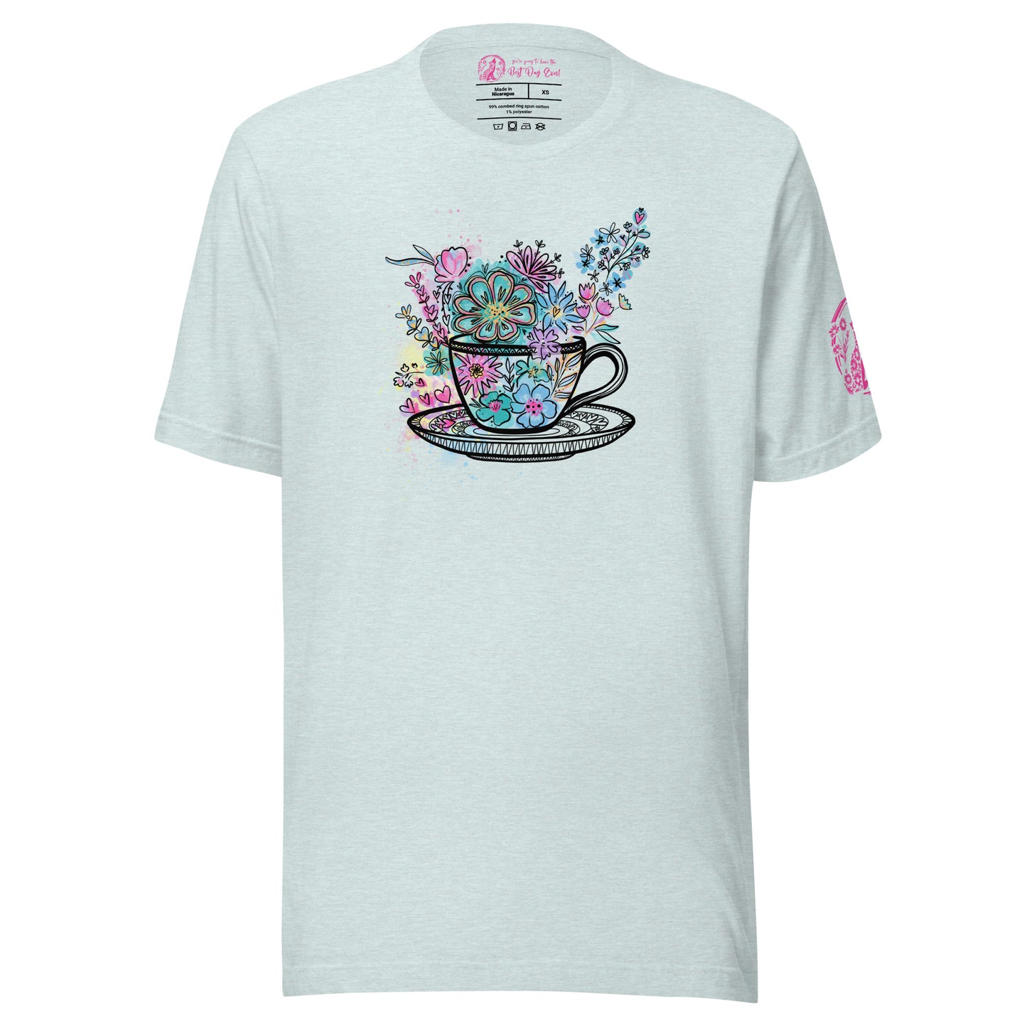Spinning Tea Cup unisex bella + canvas t-shirt