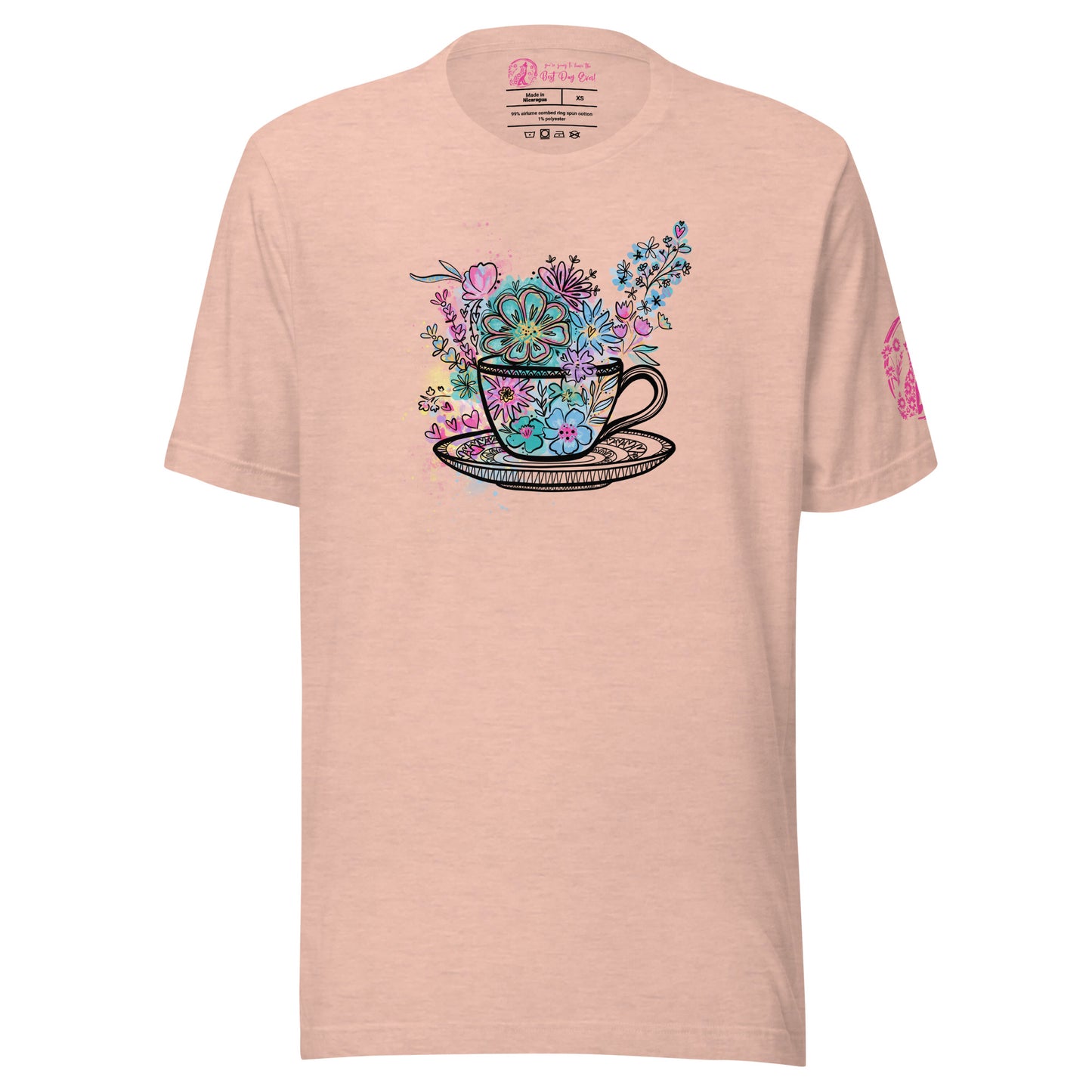 Spinning Tea Cup unisex bella + canvas t-shirt