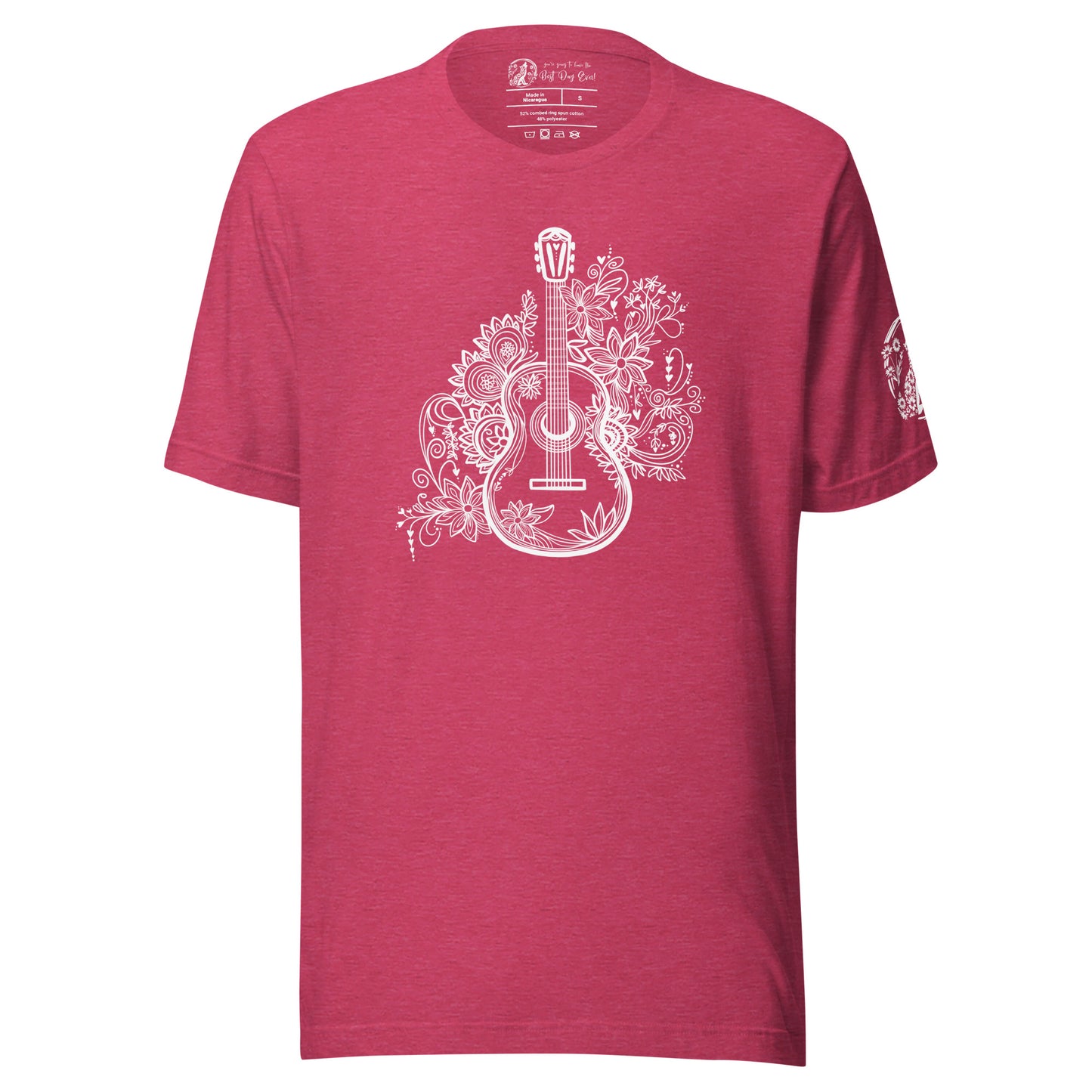 Guitar unisex bella + canvas t-shirt