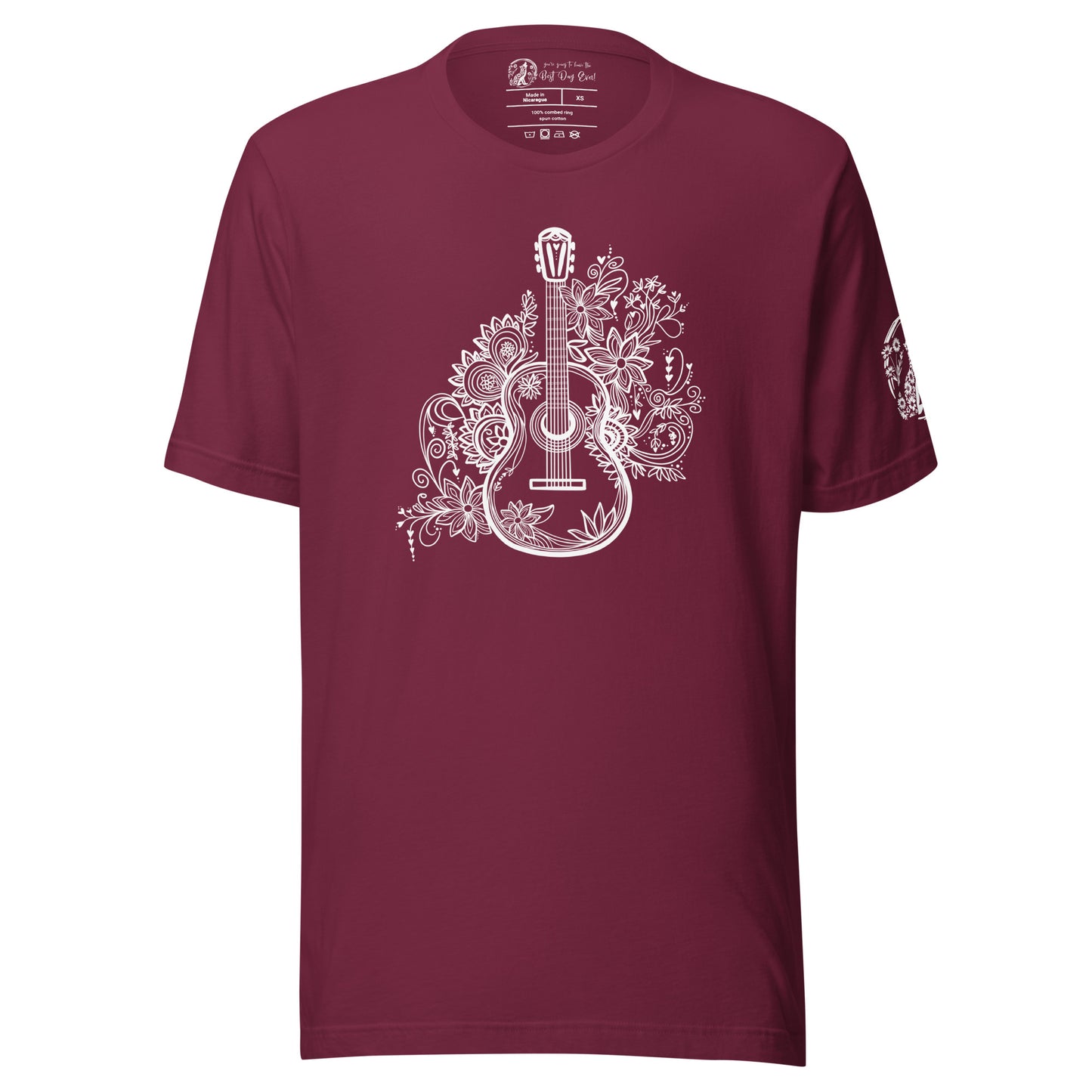 Guitar unisex bella + canvas t-shirt