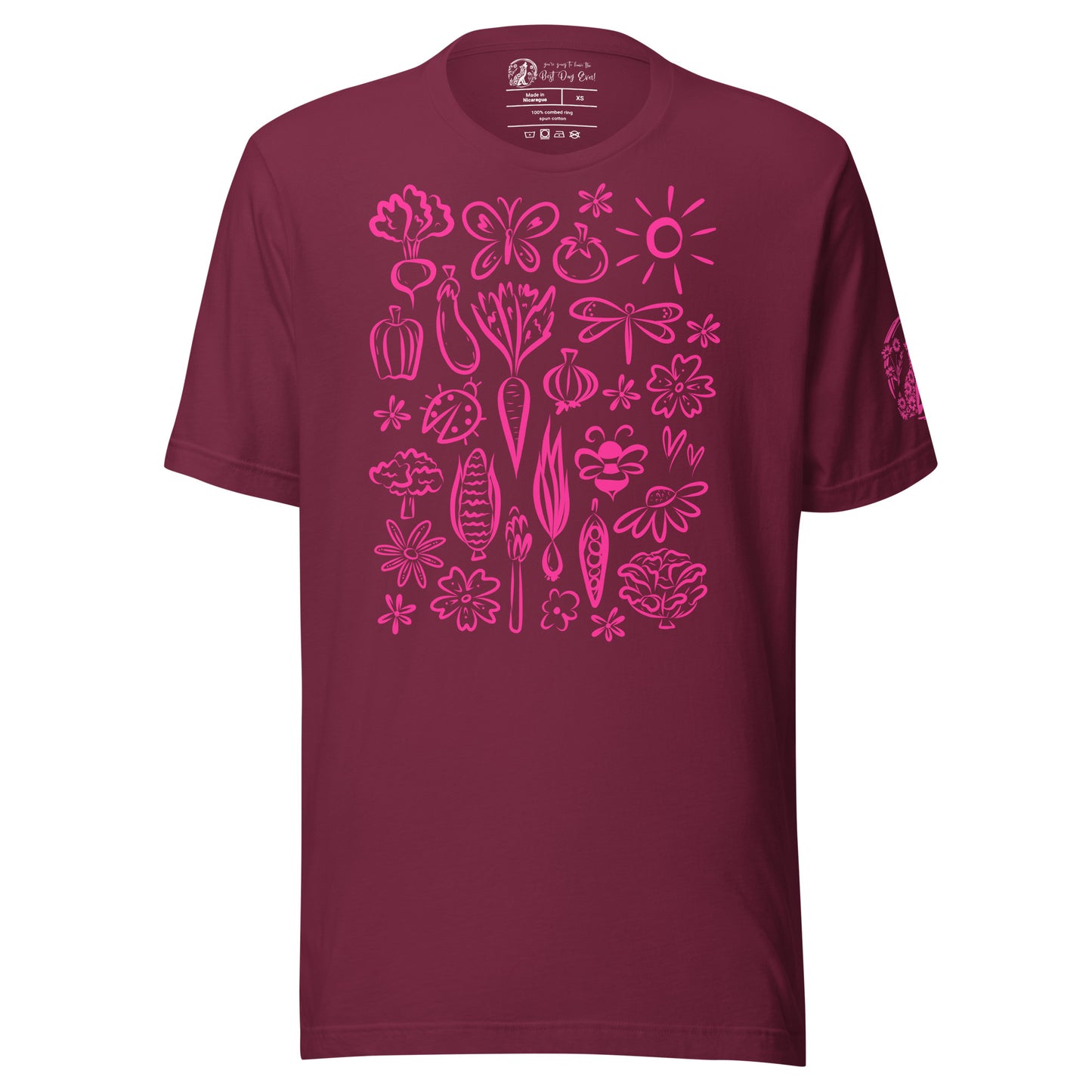 Seeds of Possibility Pink Artwork unisex bella + canvas t-shirt