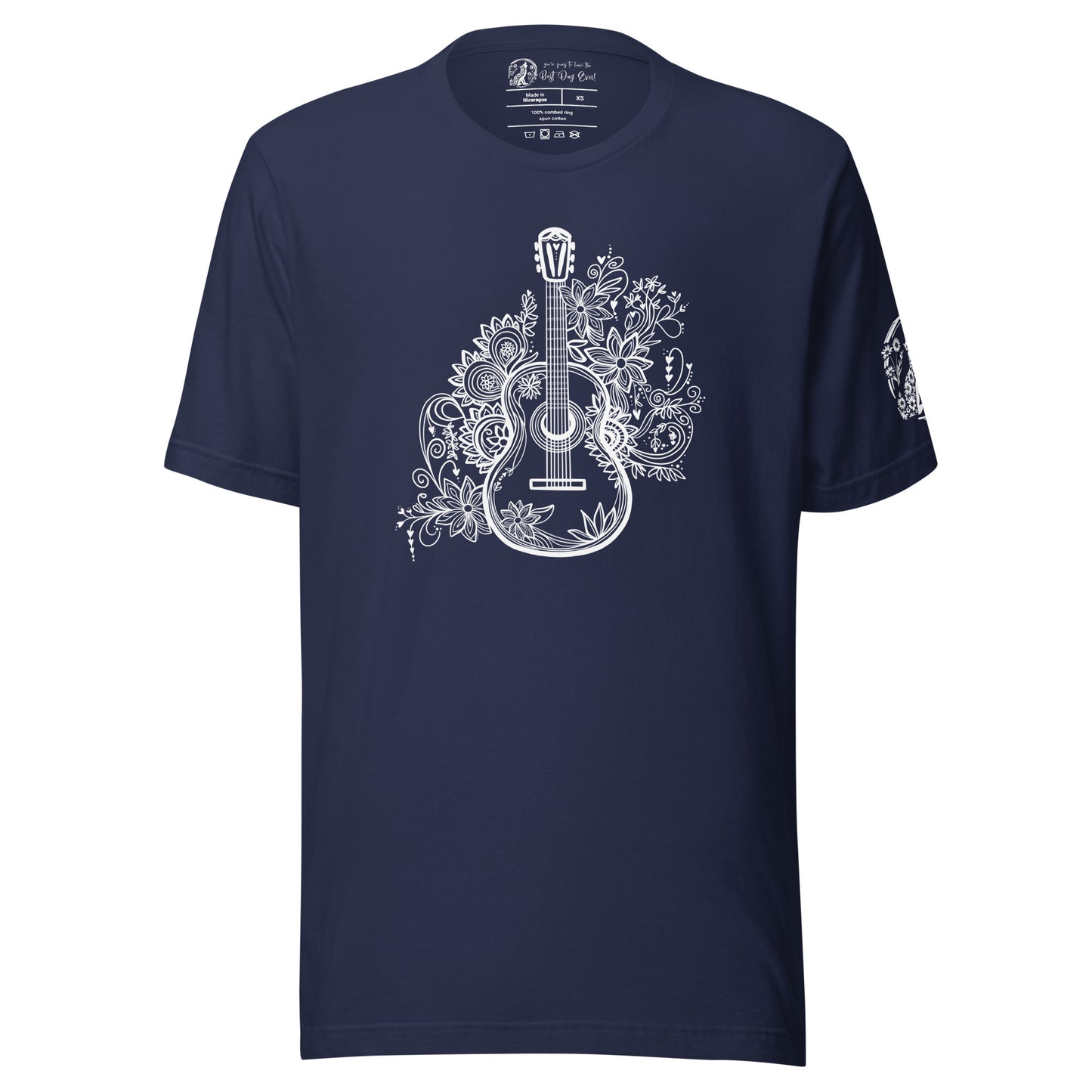 Guitar unisex bella + canvas t-shirt