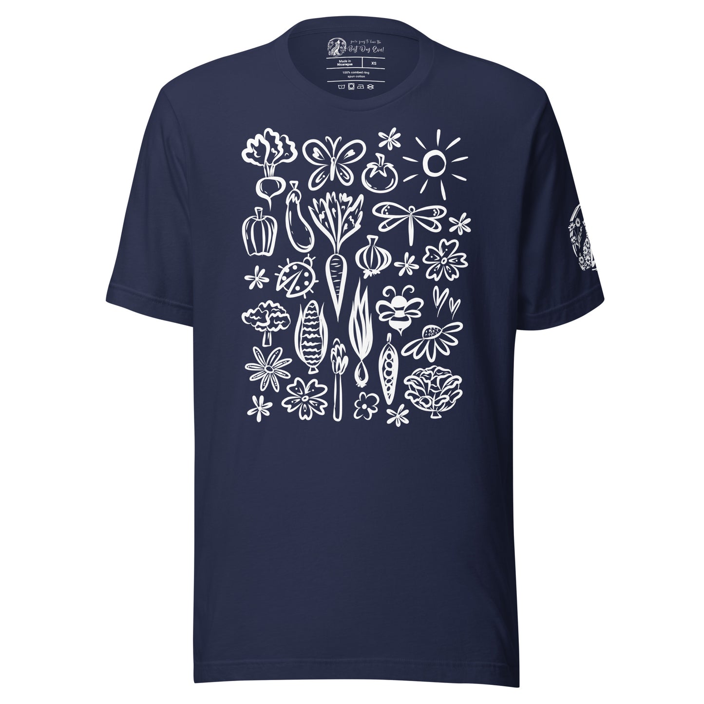 Seeds of Possibility White Artwork unisex bella + canvas t-shirt