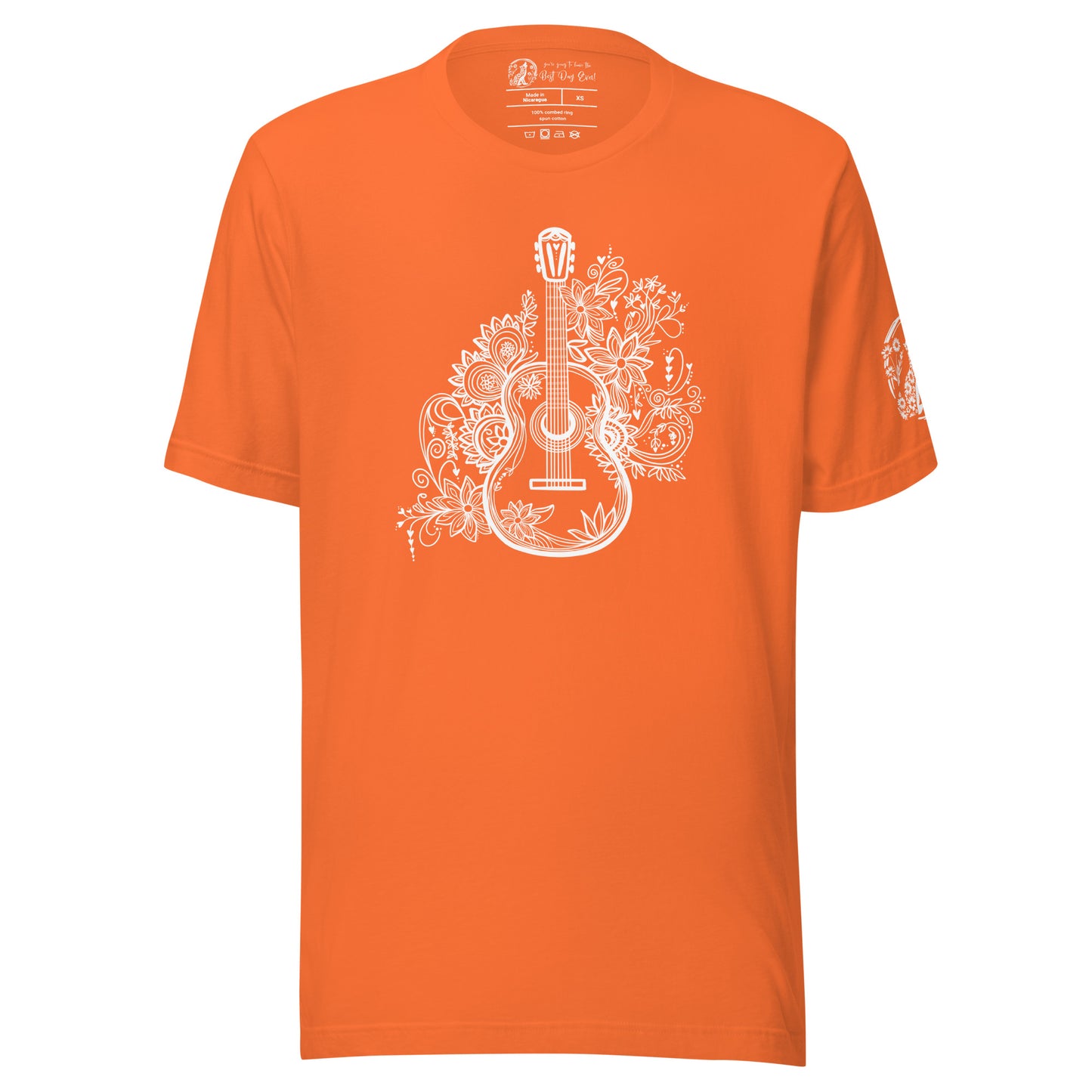 Guitar unisex bella + canvas t-shirt