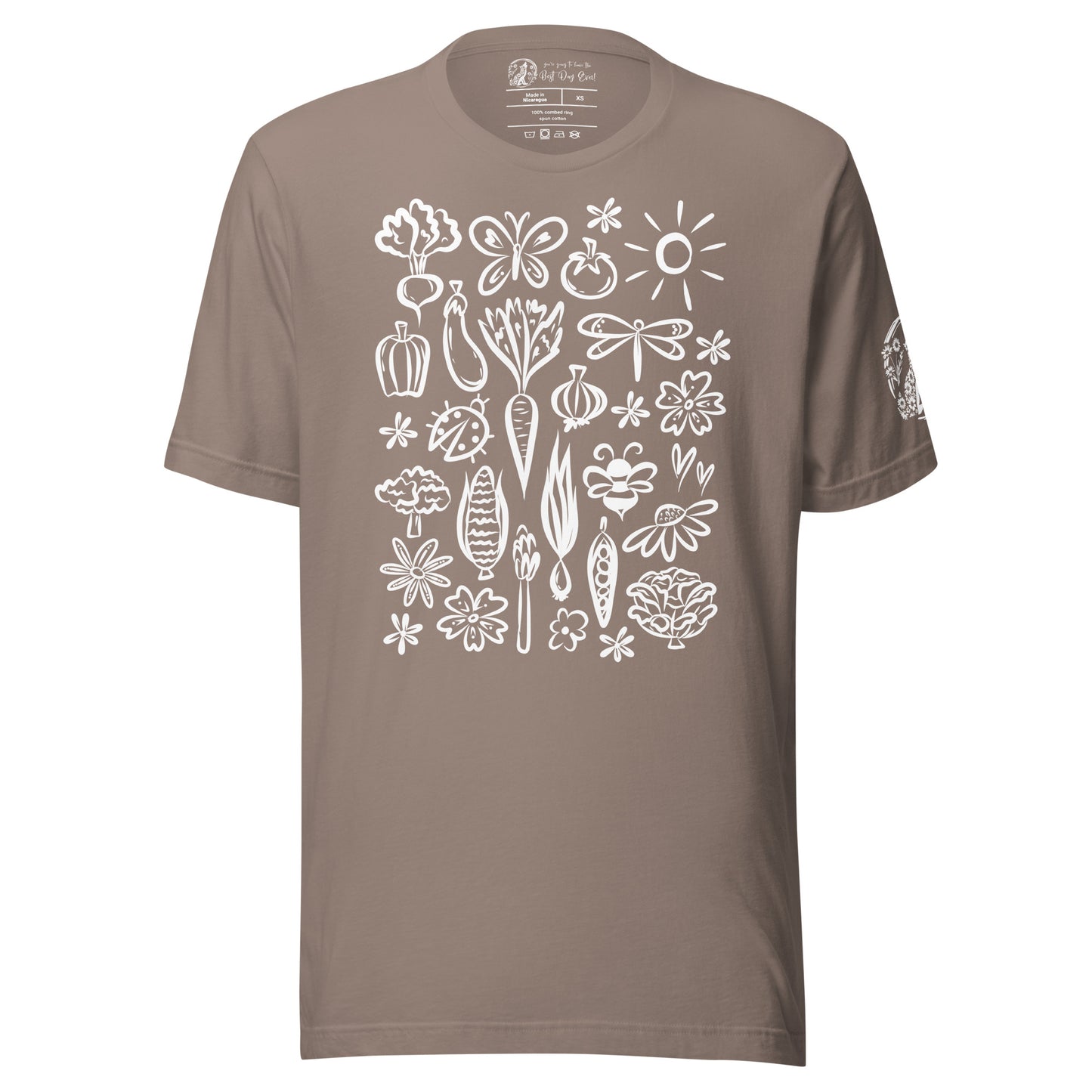 Seeds of Possibility White Artwork unisex bella + canvas t-shirt