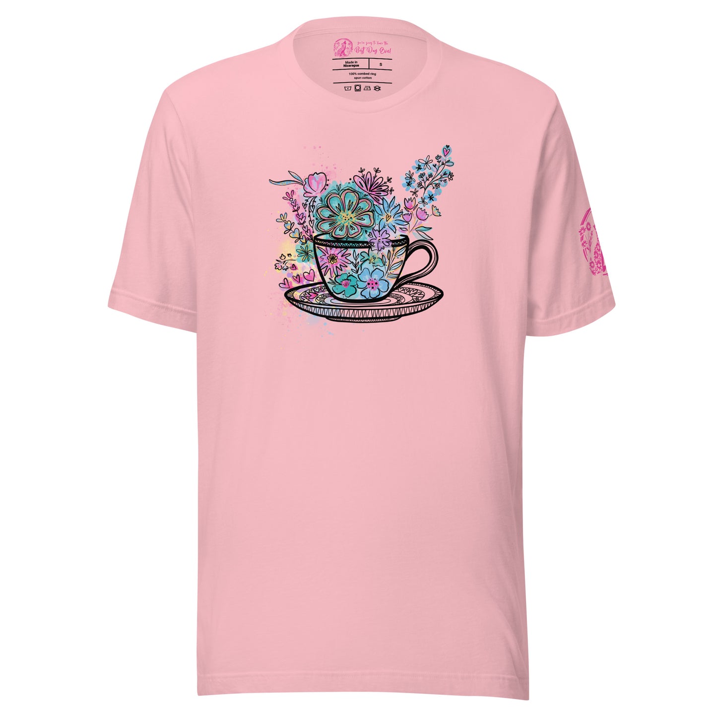 Spinning Tea Cup unisex bella + canvas t-shirt